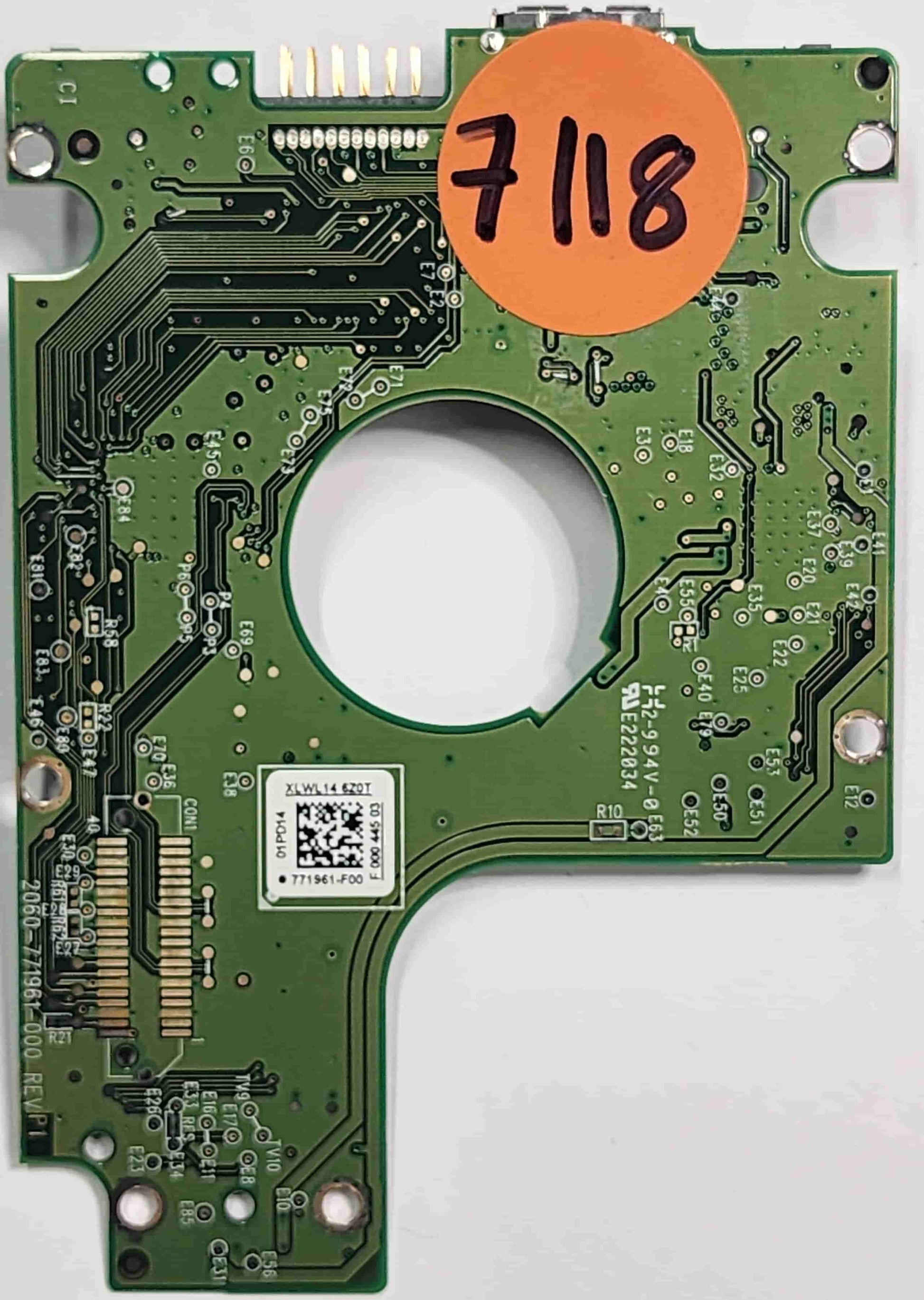 Western Digital WD10JMVW-11AJGS0 2060-771961-000 REV P1  PCB for Sale