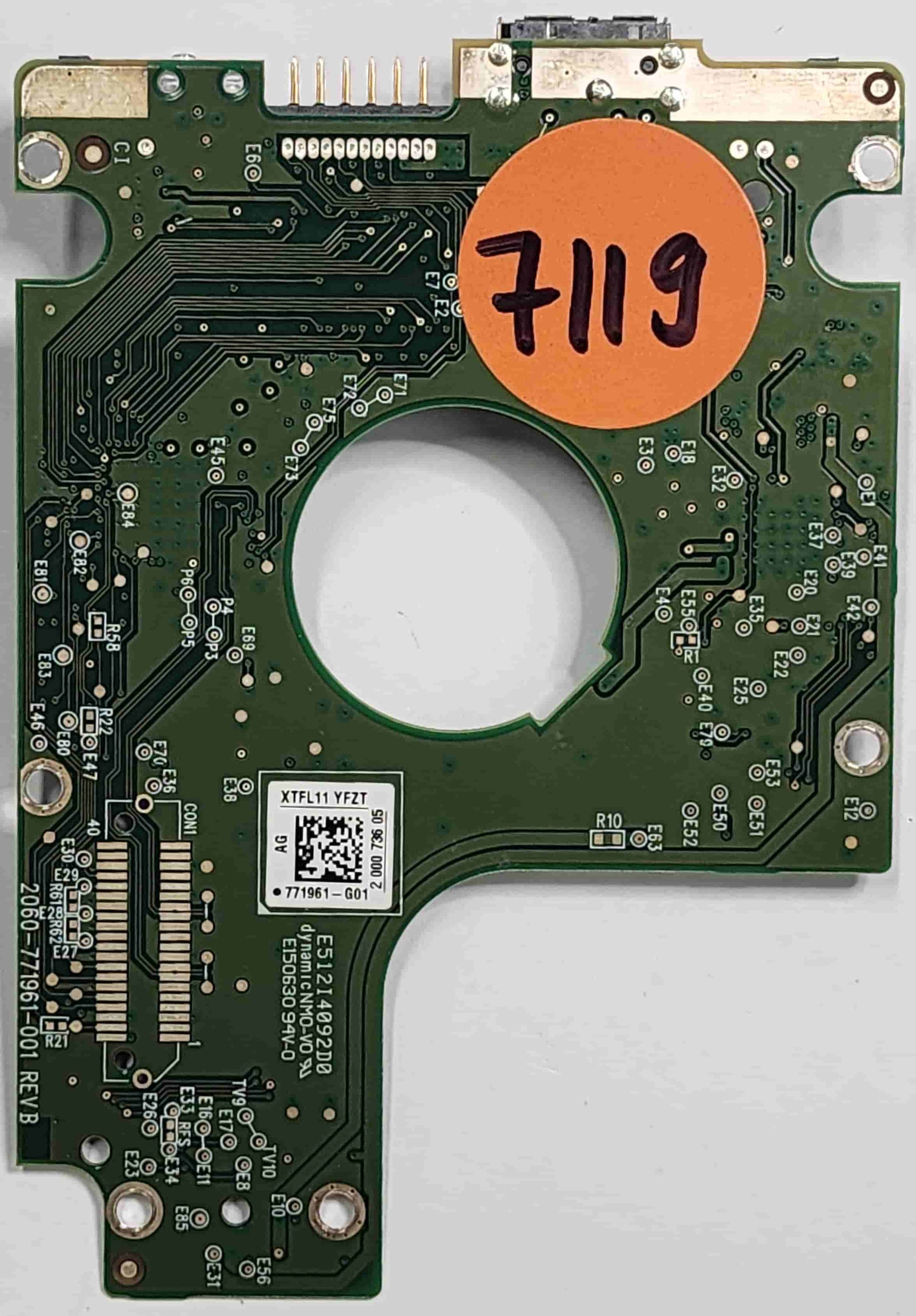 Western Digital  WD20NMVW-11AV3S2 2060-771961-001 REV B  PCB for Sale