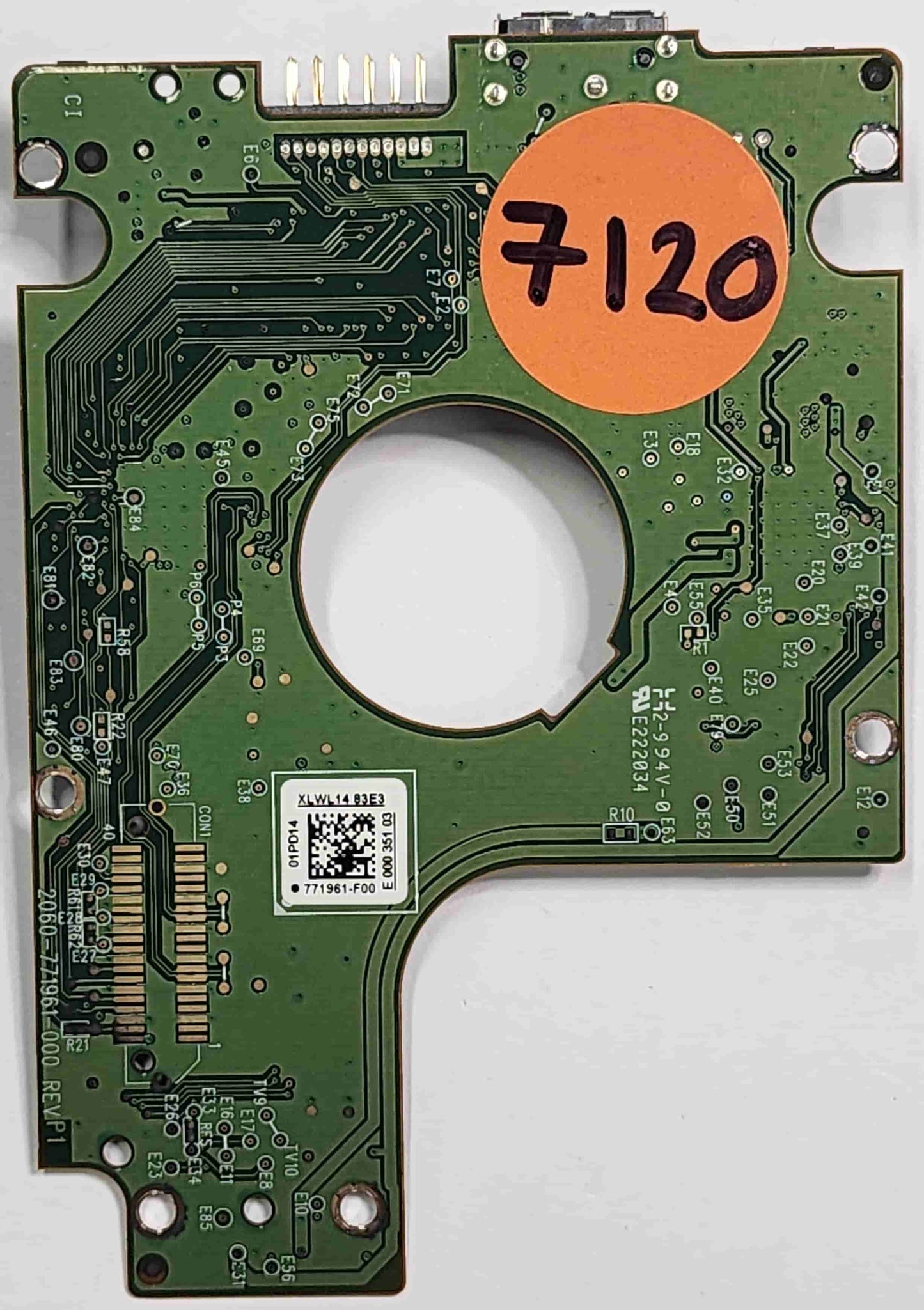 Western Digital WD10JMVW-11AJGS0 2060-771961-000 REV P1  PCB for Sale