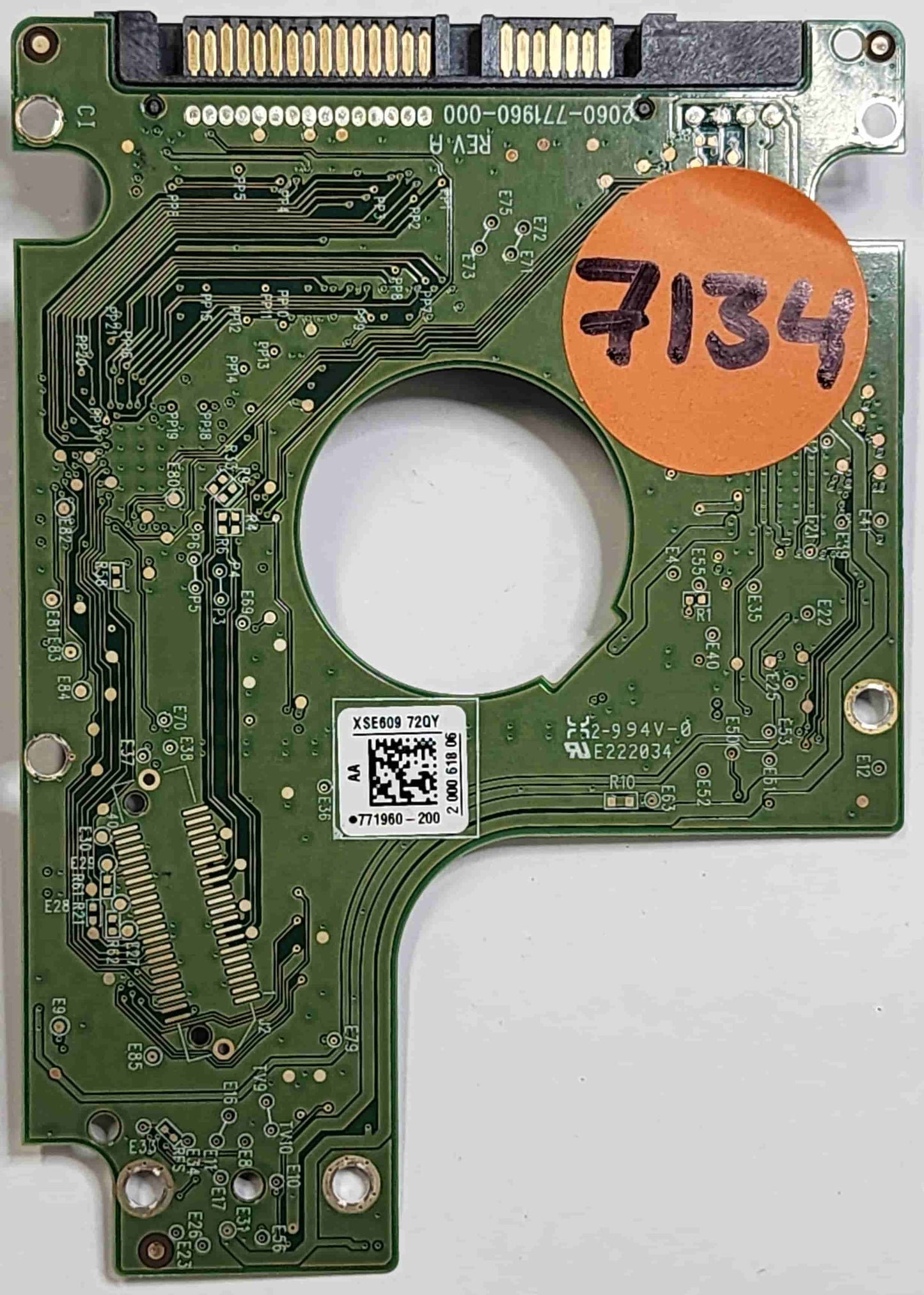 Western Digital WD10JPVX-22JC3T0 2060-771960-000 REV A  PCB for Sale