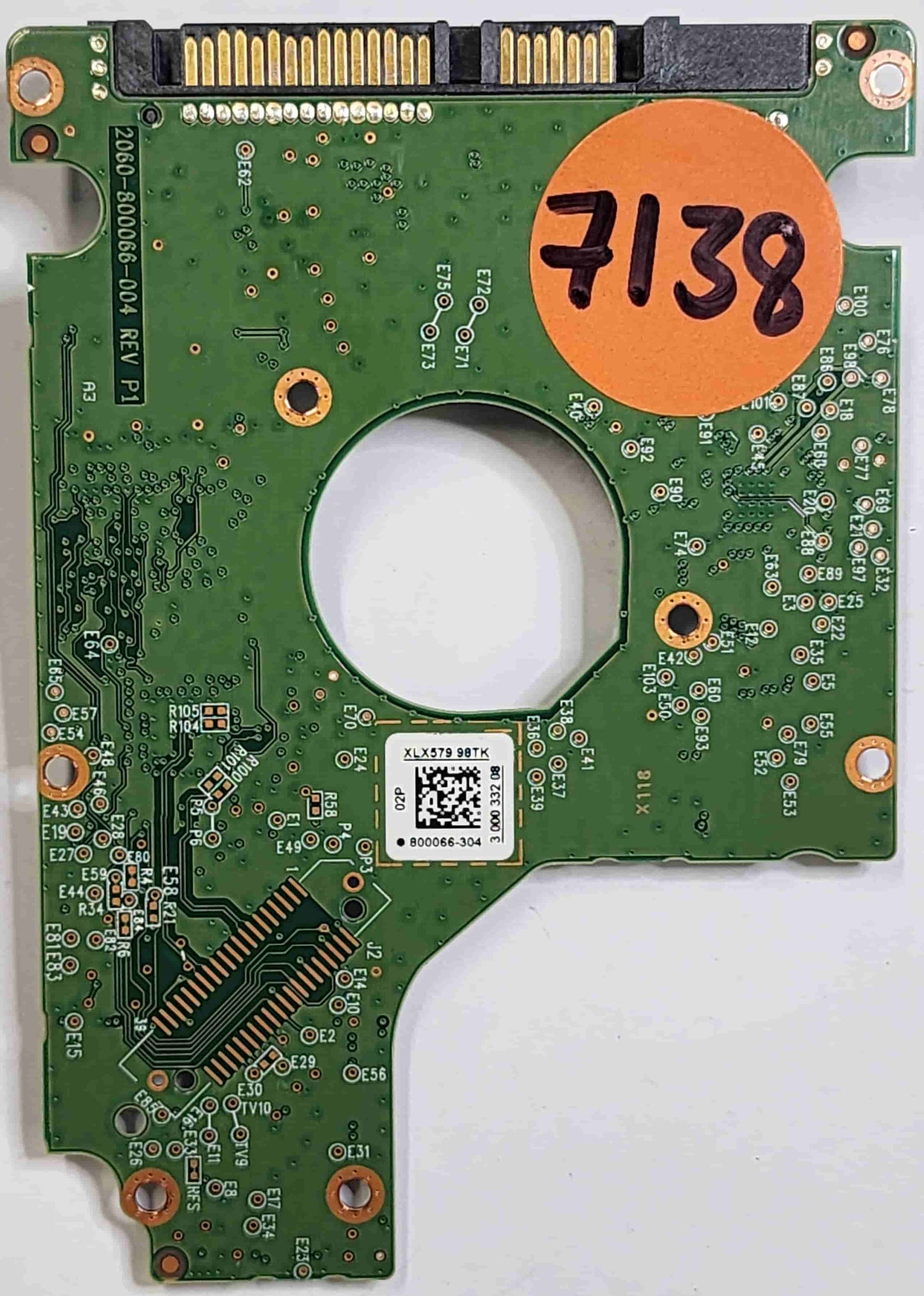 Western Digital WD10SPZX-21Z10T0 2060-800066-004 REV P1  (7138) PCB for Sale