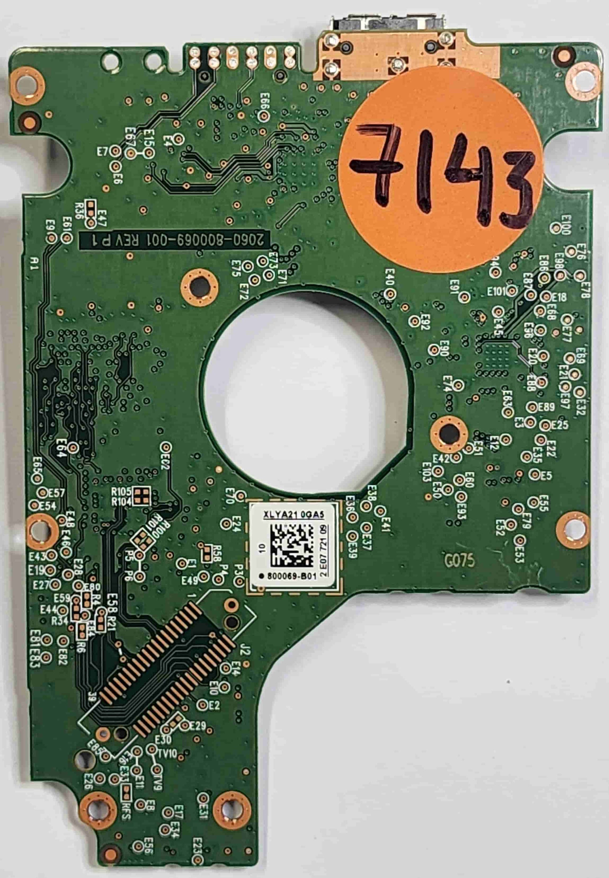 Western Digital WD10SMZW-11Y0TS0 2060-800069-001 REV P1  PCB for Sale