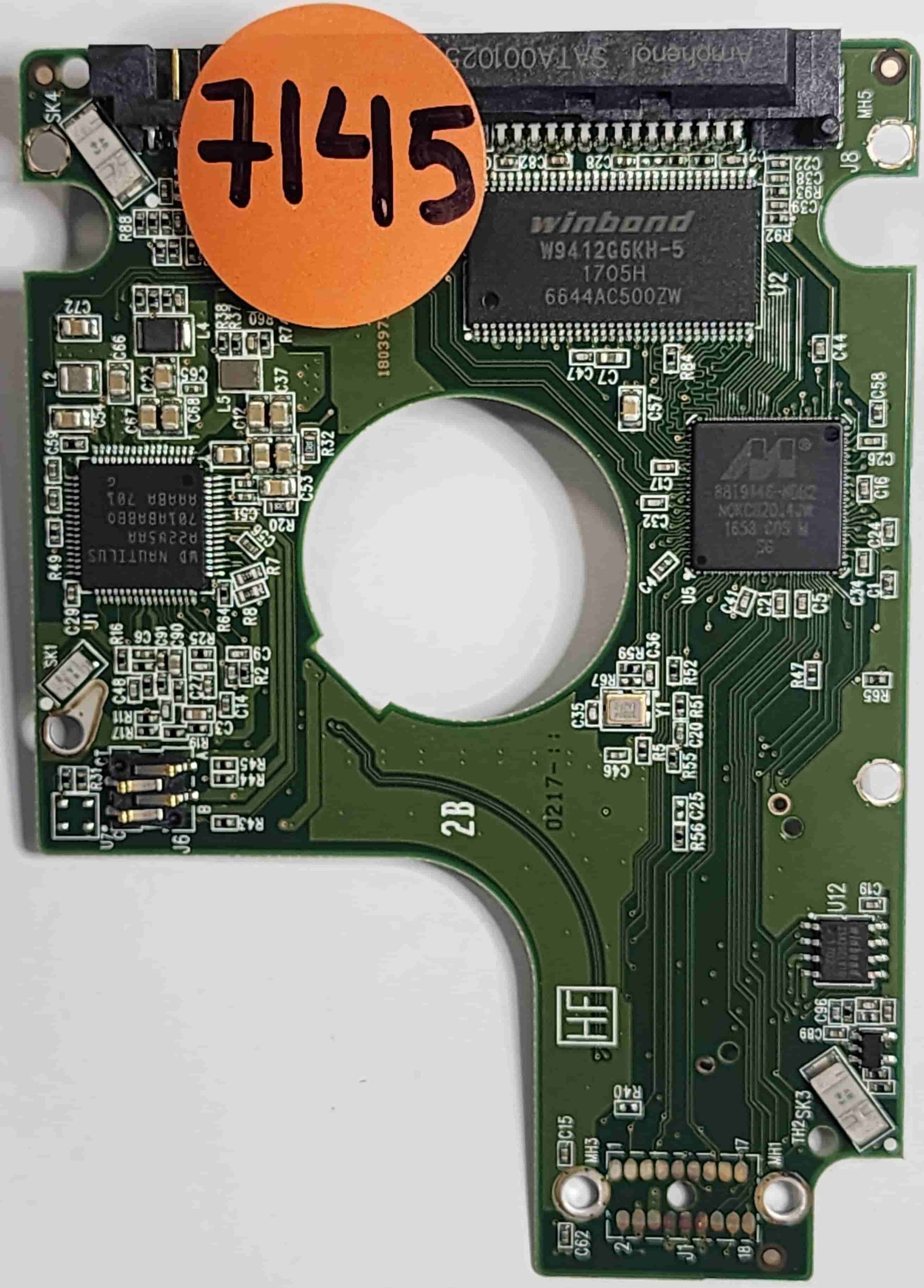 Western Digital WD10JPVX-00JC3T0 2060-771960-000 REV A  PCB for Sale
