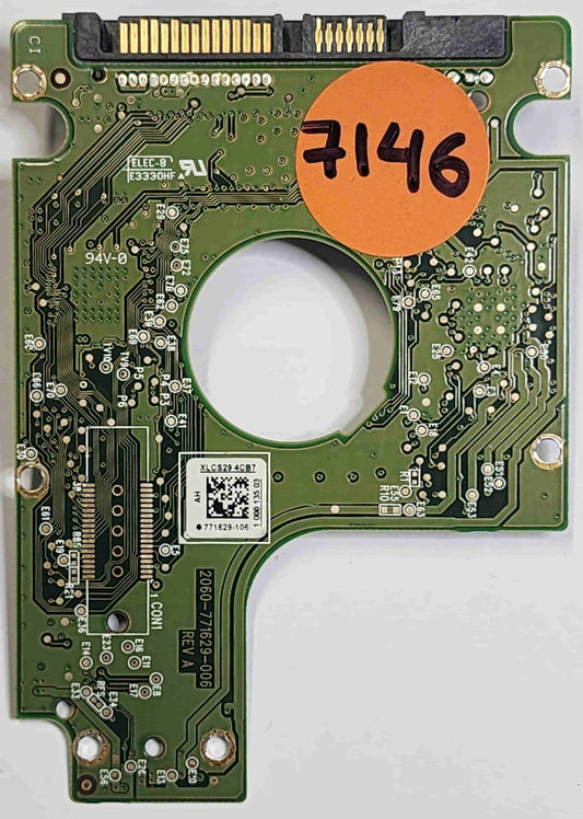 Western Digital WD5000BPKT-00PK4T0 2060-771629-006 REV A  PCB for Sale