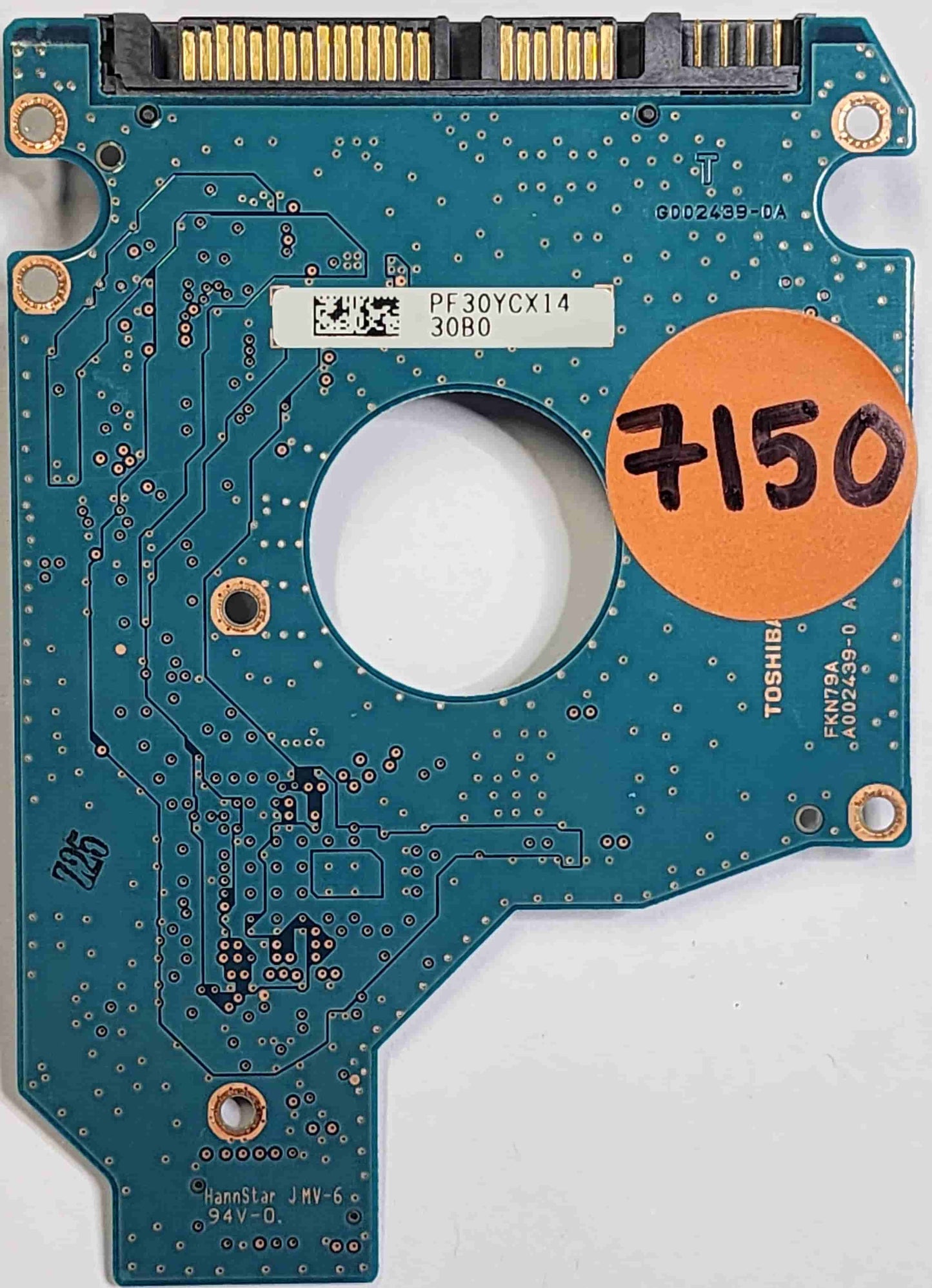 Toshiba MK2555GSXF G002439-0A  PCB for Sale