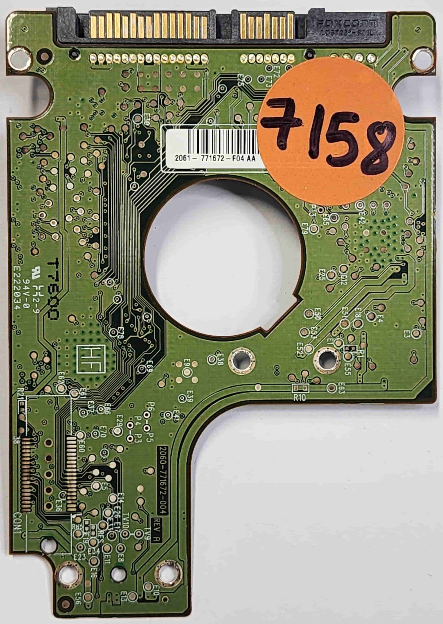 Western Digital WD5000BEVT-22A0RT0 2060-771672-004 REV A  PCB for Sale
