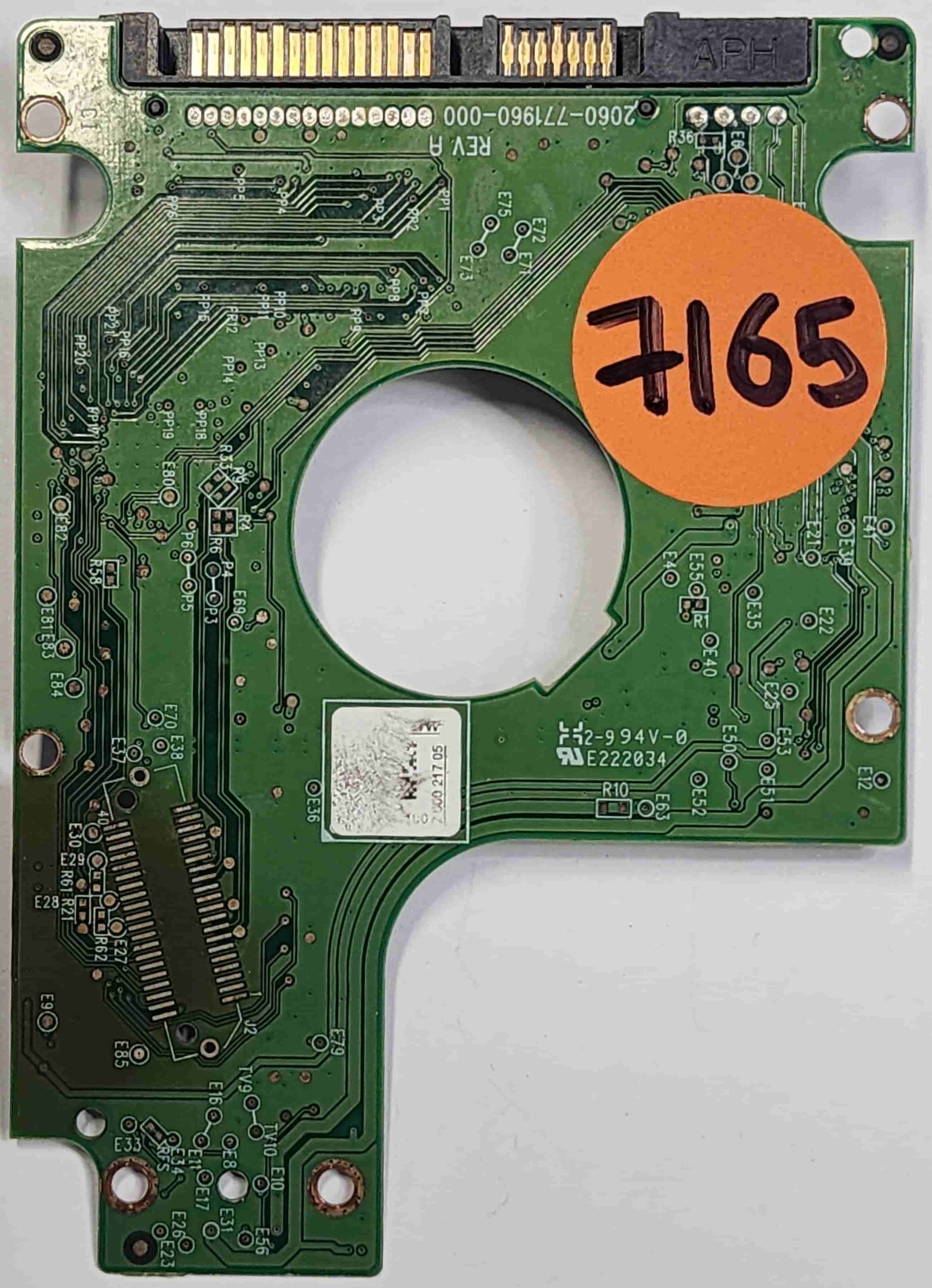 Western Digital WD10JMVW-11AJGS1 2060-771960-000 REV A  PCB for Sale