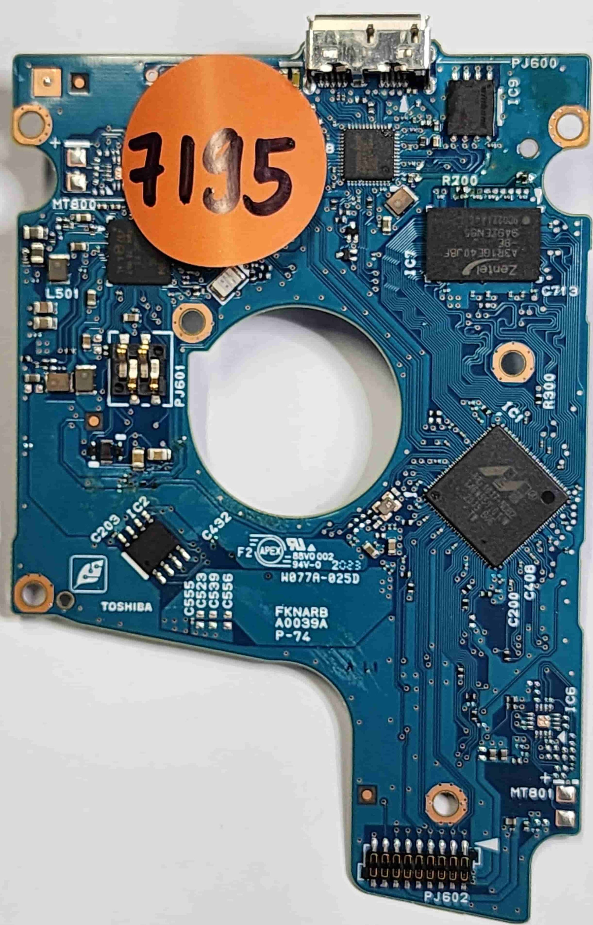 Toshiba MQ04UBF100 G0039A  PCB for Sale