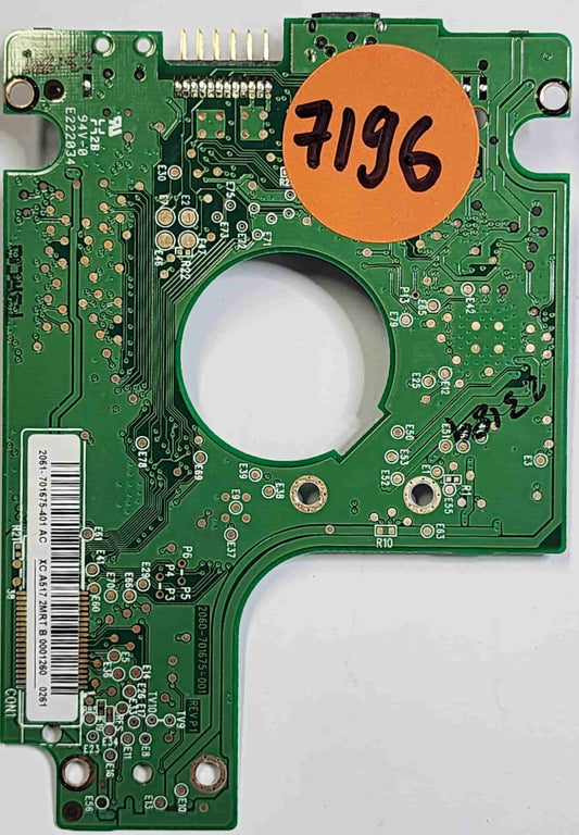 Western Digital WD7500KMVV-11A27S2 2060-701675-001 REV P1  PCB for Sale