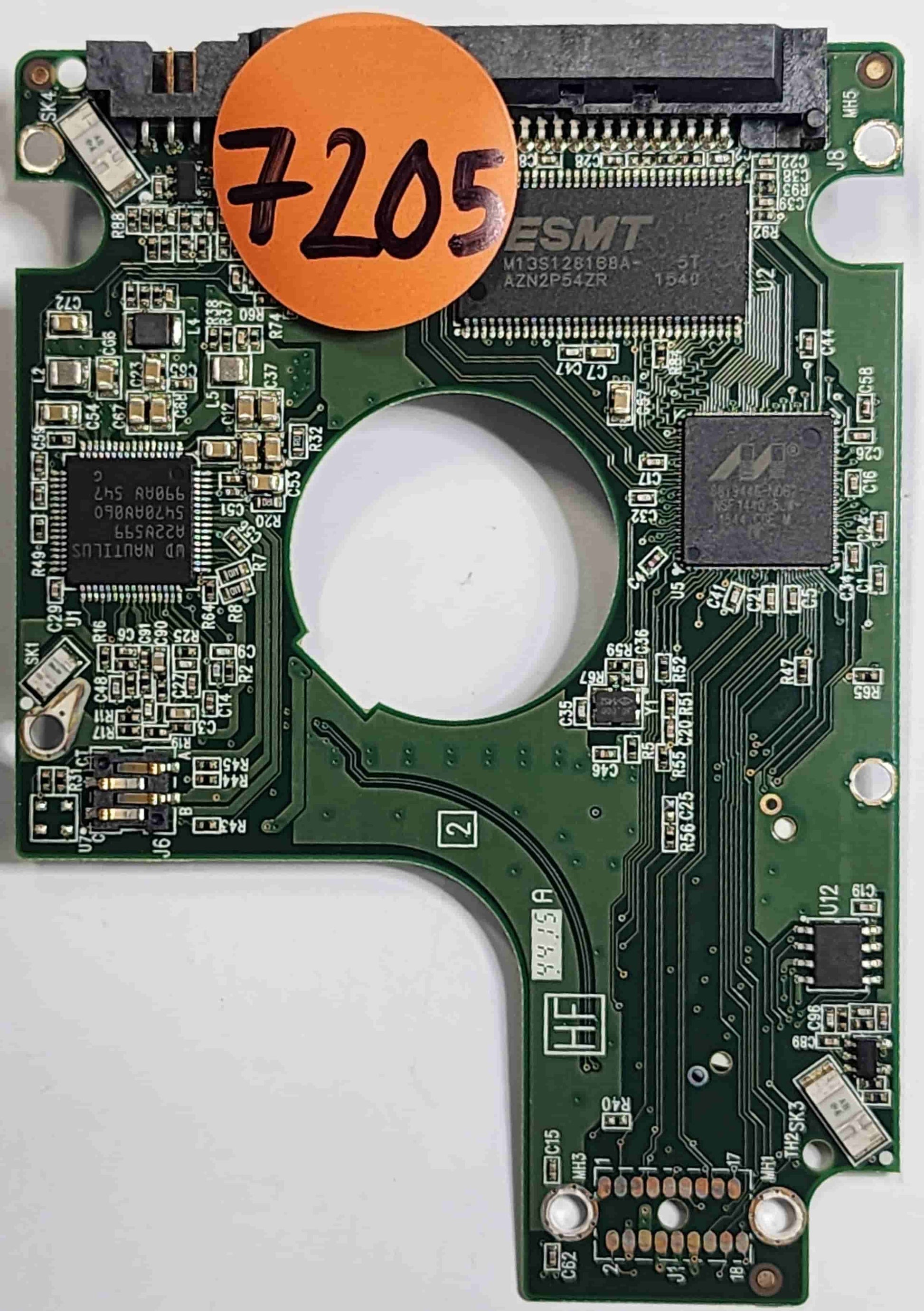 Western Digital WD10JPVX-60JC3T0 2069-771960-000 REV A 726834-001 PCB for Sale
