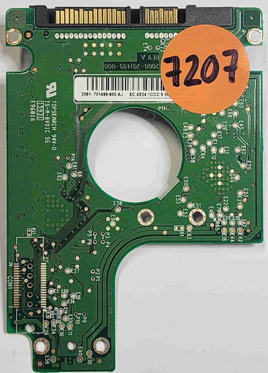 Western Digital WD2500BEVS-00UST0 2060-701499-000 REV A  PCB for Sale