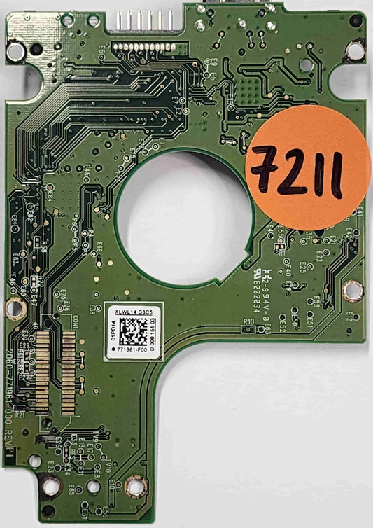 Western Digital WD10JMVW-11AJGS0 2060-771961-000 REV P1  PCB for Sale
