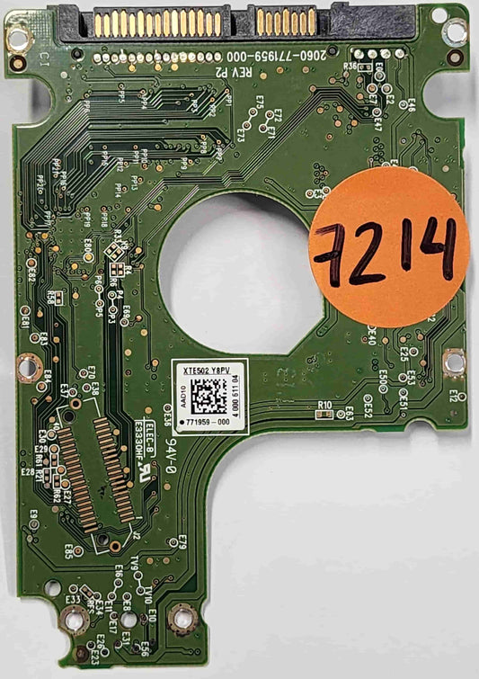 Western Digital WD5000LPVX-28V0TT0 2060-771959-000 REV P2  PCB for Sale