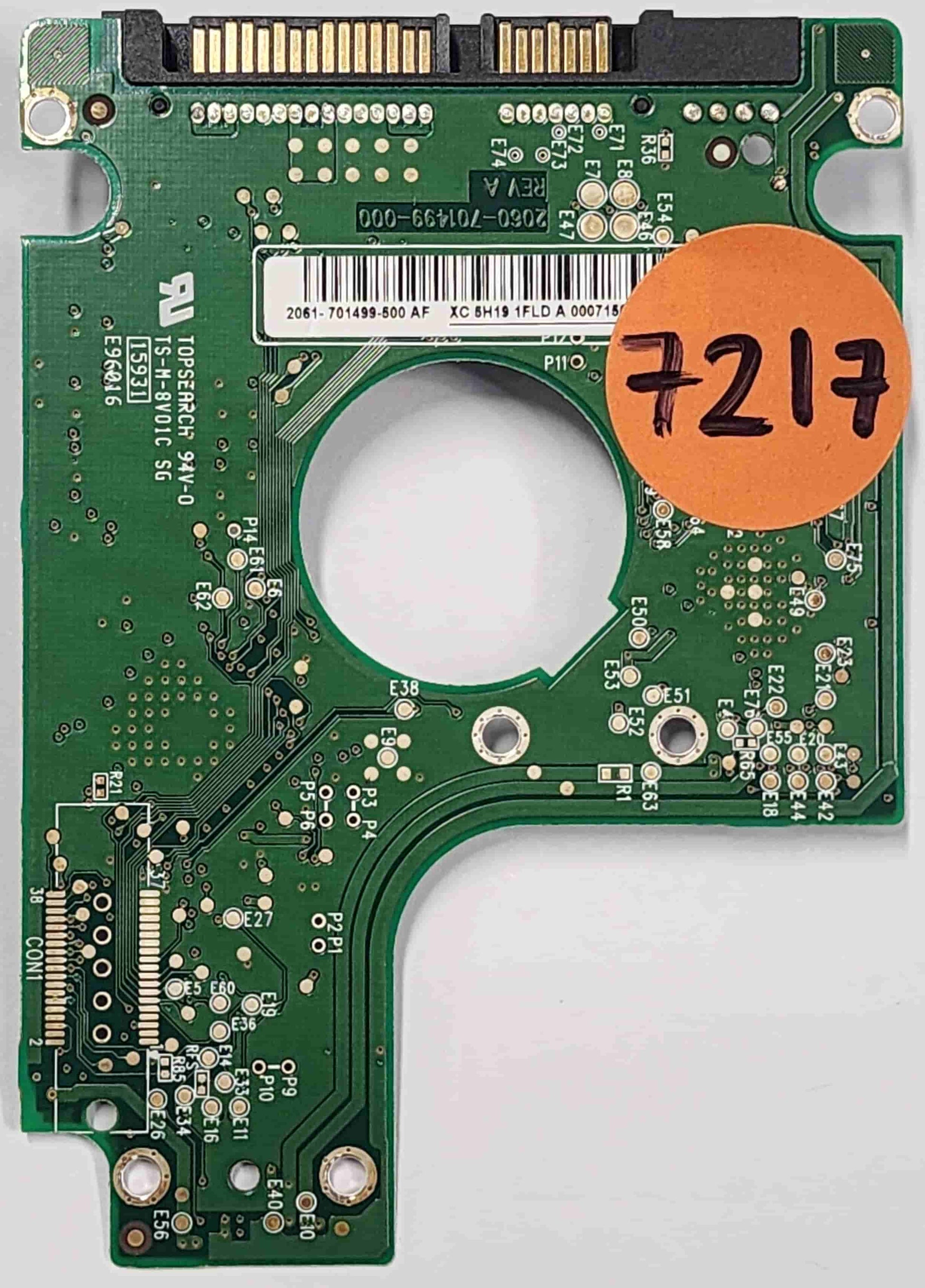 Western Digital WD3200BMVS-11F9S0 2060-701499-000 REV A  PCB for Sale