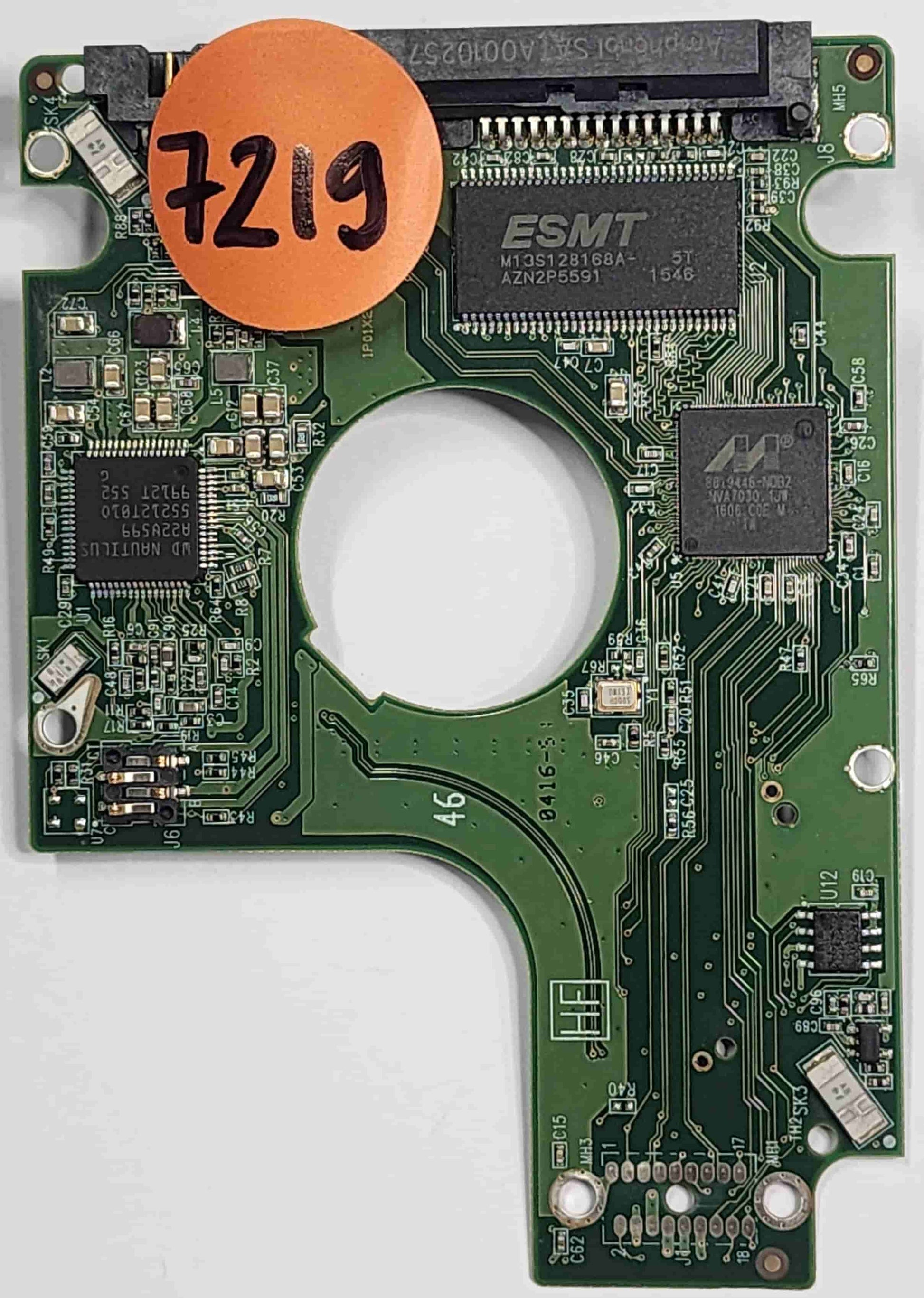 Western Digital WD10JPVX-00JC3T0 2060-771960-000 REV A  PCB for Sale