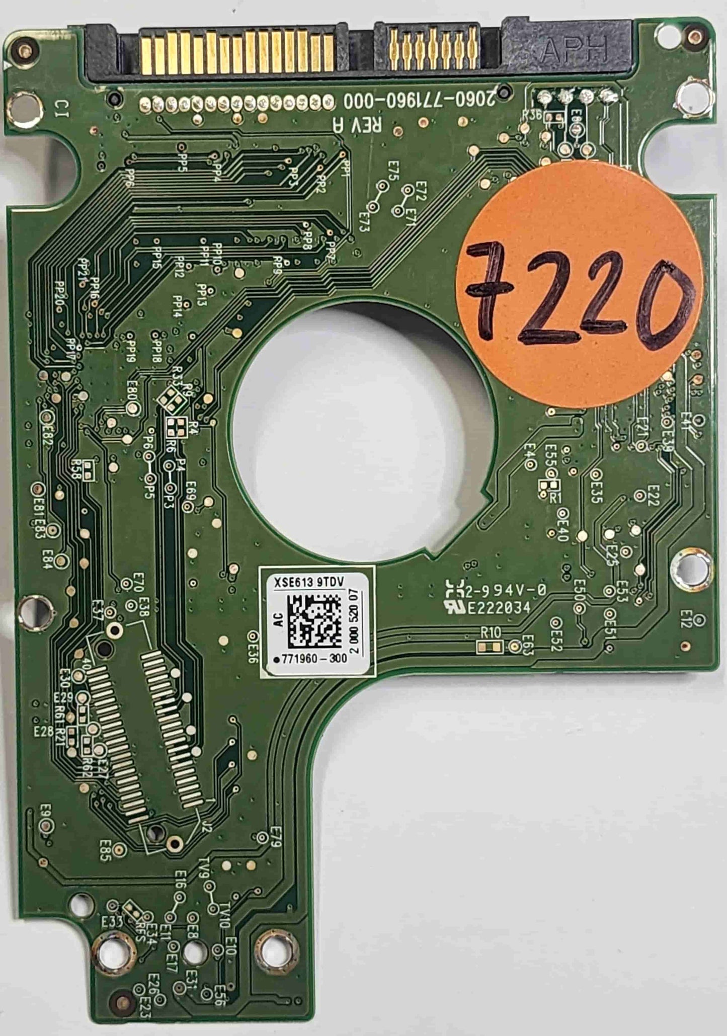 Western Digital WD10JPVX-75JC3T0 2060-771960-000 REV A  PCB for Sale
