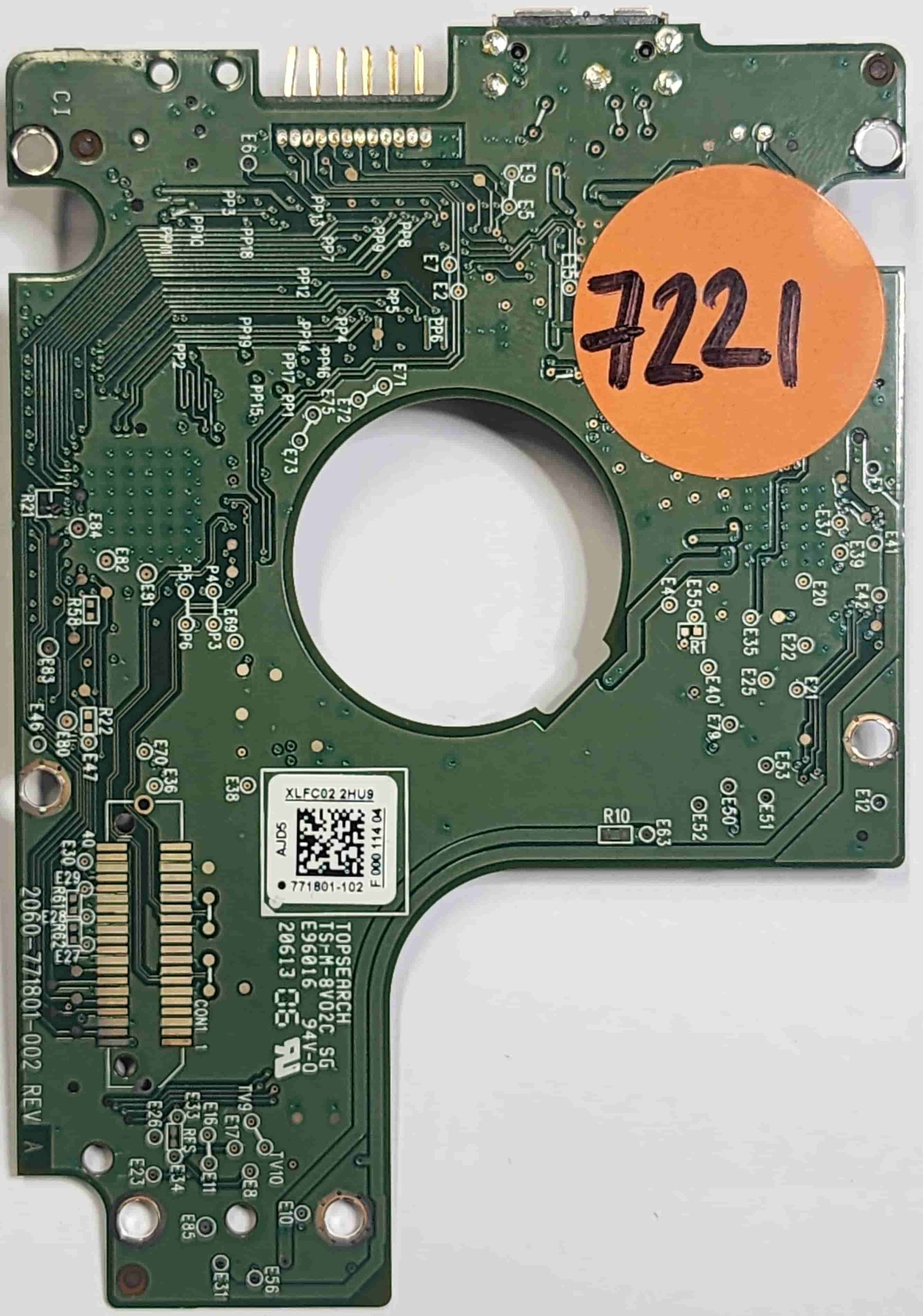 Western Digital WD10JMVW-11S5XS1 2060-771801-002 REV A  PCB for Sale