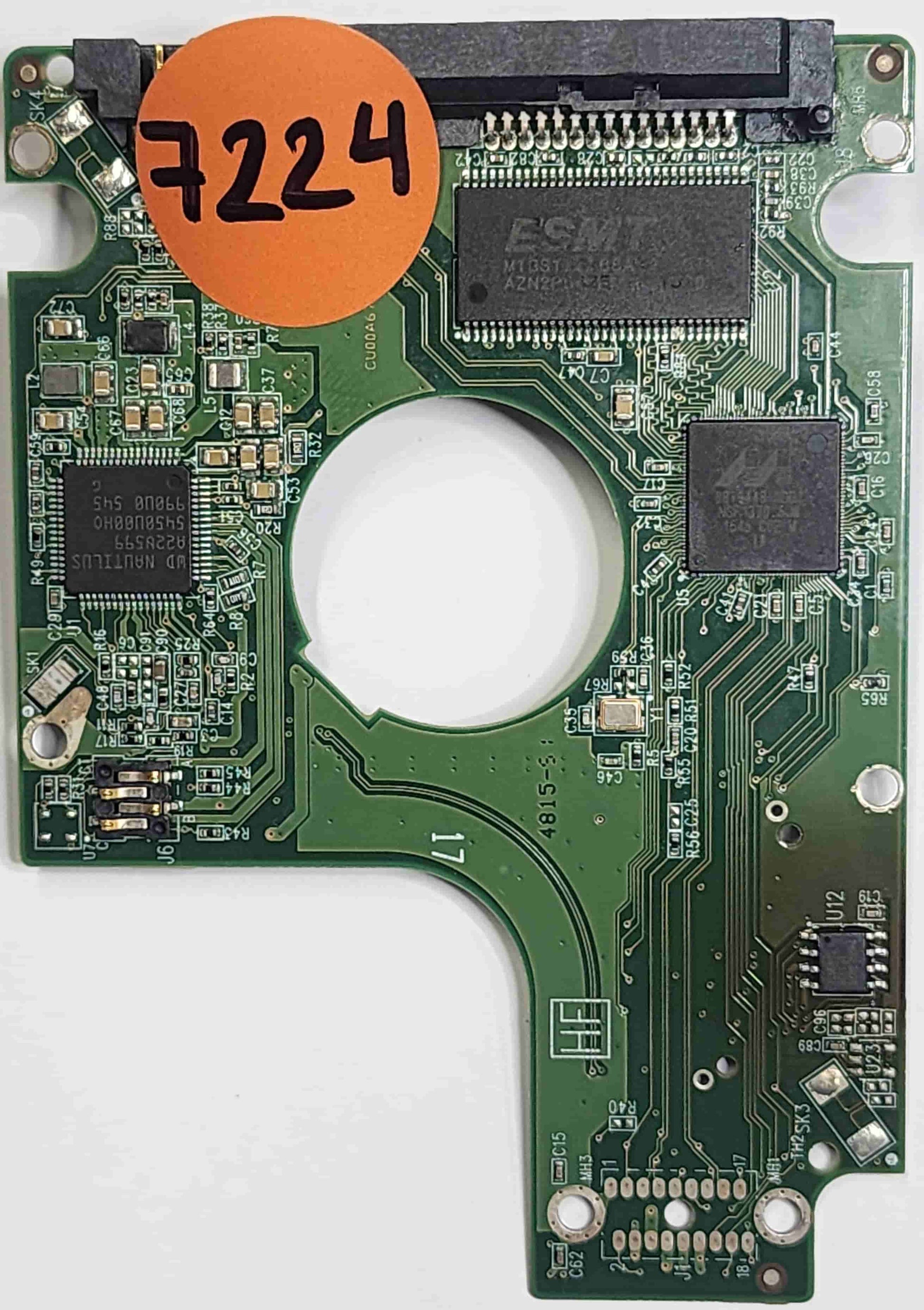 Western Digital WD10JMVW-11AJGS0 2060-771960-000 REV A  PCB for Sale