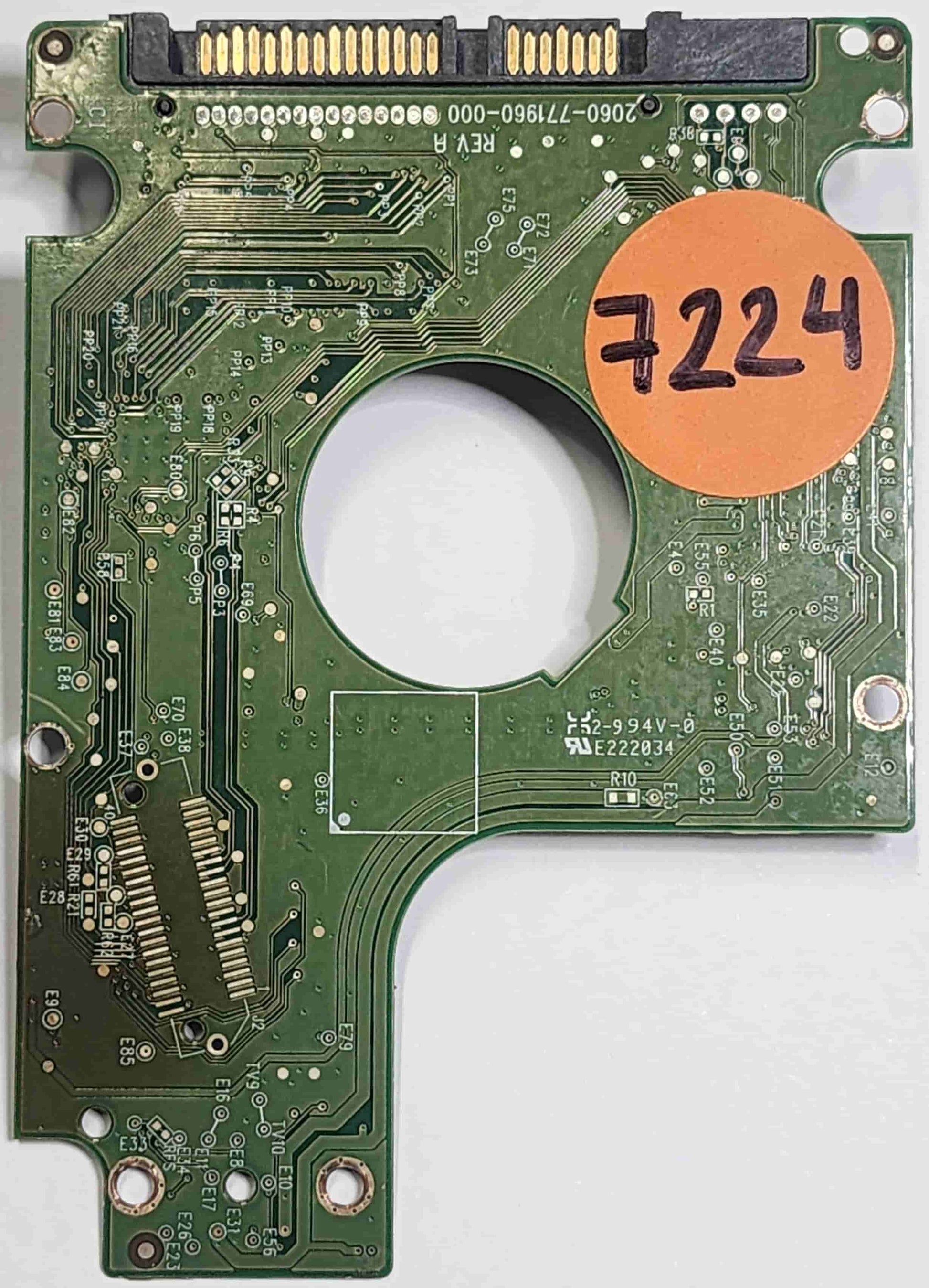 Western Digital WD10JMVW-11AJGS0 2060-771960-000 REV A  PCB for Sale