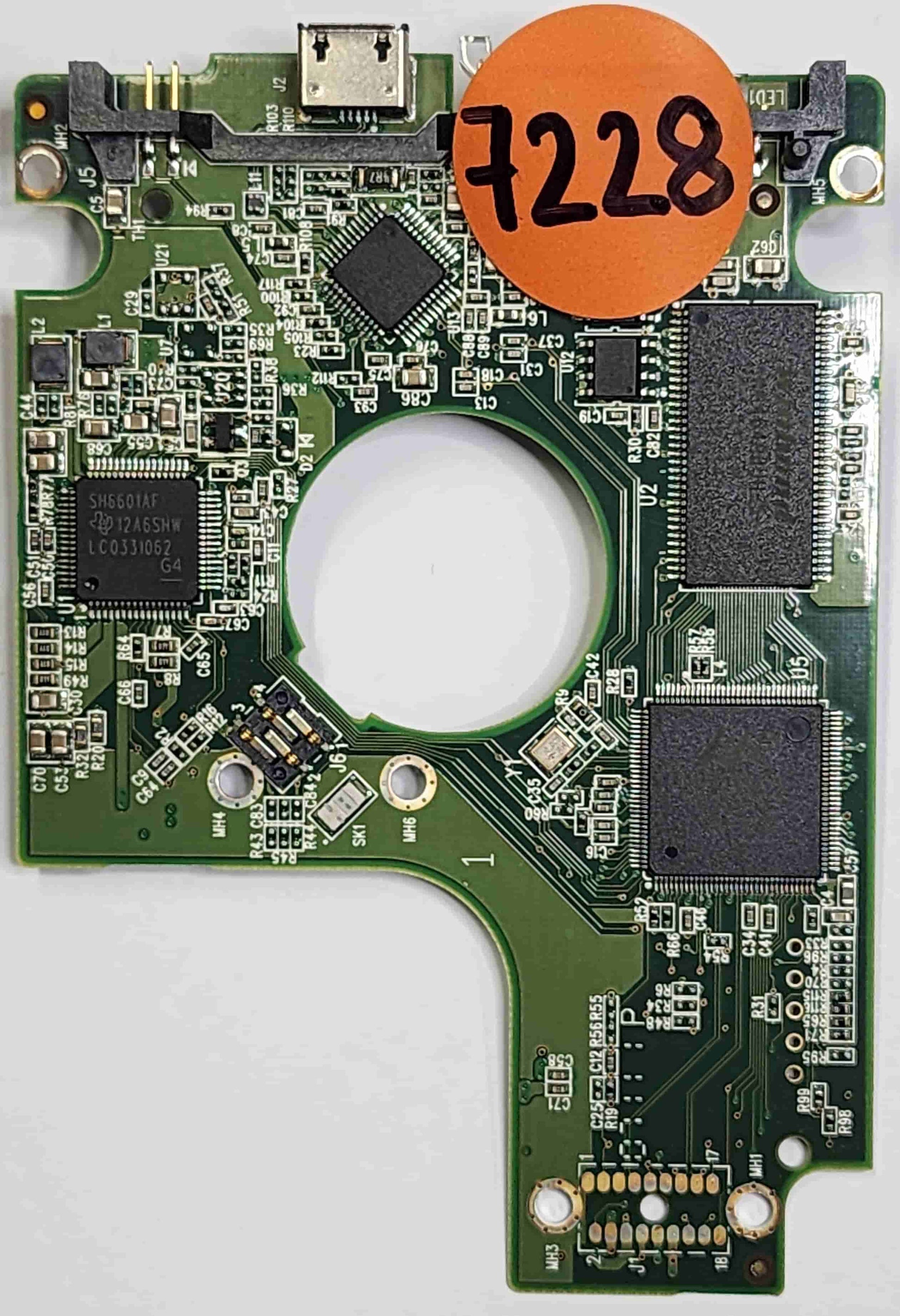 Western Digital WD5000BMVV-11SXZS1 2060-771754-000 REV A  PCB for Sale
