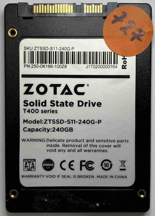 ZOTAC ZTSSD-S11-240G-P 250-0K166-100Z8 (727) SSD for Sale