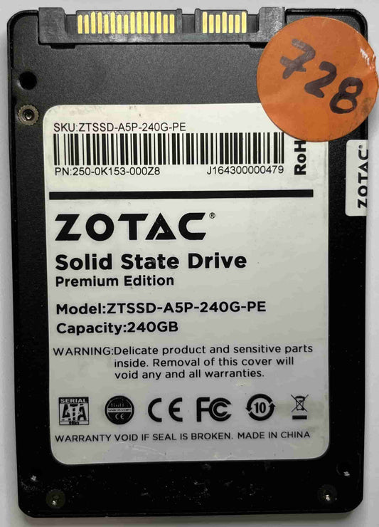 ZOTAC ZTSSD-A5P-240G-PE 250-0K153-000Z8 (728) SSD for Sale