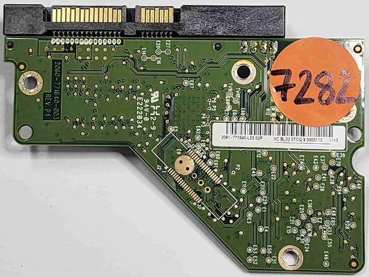 Western Digital WD5000AAKS-60Z1A0 2060-771640-003 REV P1 599687-002 PCB for Sale