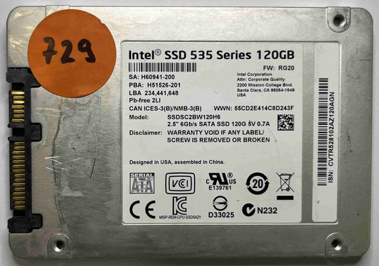 INTEL SSDSC2BW120H6 (729) SSD for Sale