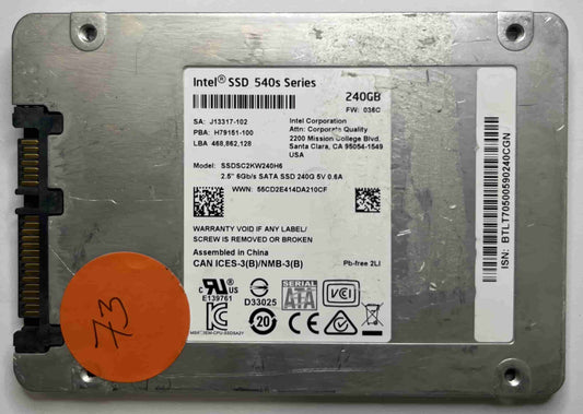 INTEL SSDSC2KW240H6 (73) SSD for Sale