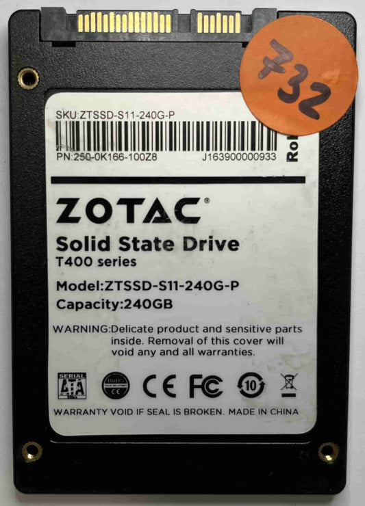 ZOTAC ZTSSD-S11-240G-P 250-0K166-100Z8 (732) SSD for Sale