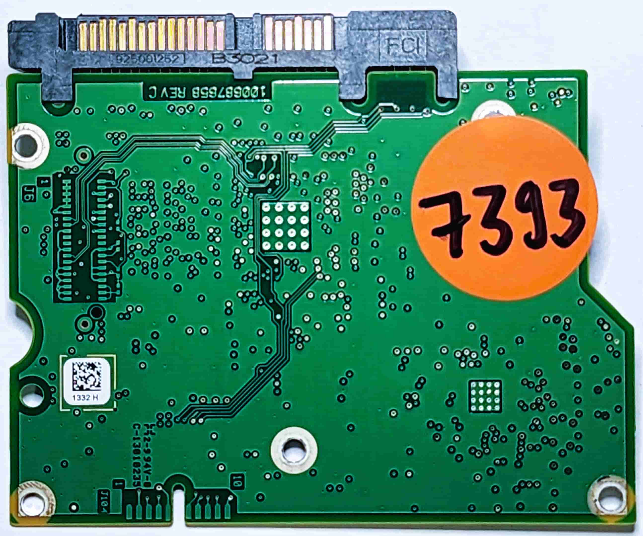 Seagate ST2000DM001 100687658 REV C 1CH164-505 (7393) PCB for Sale ...