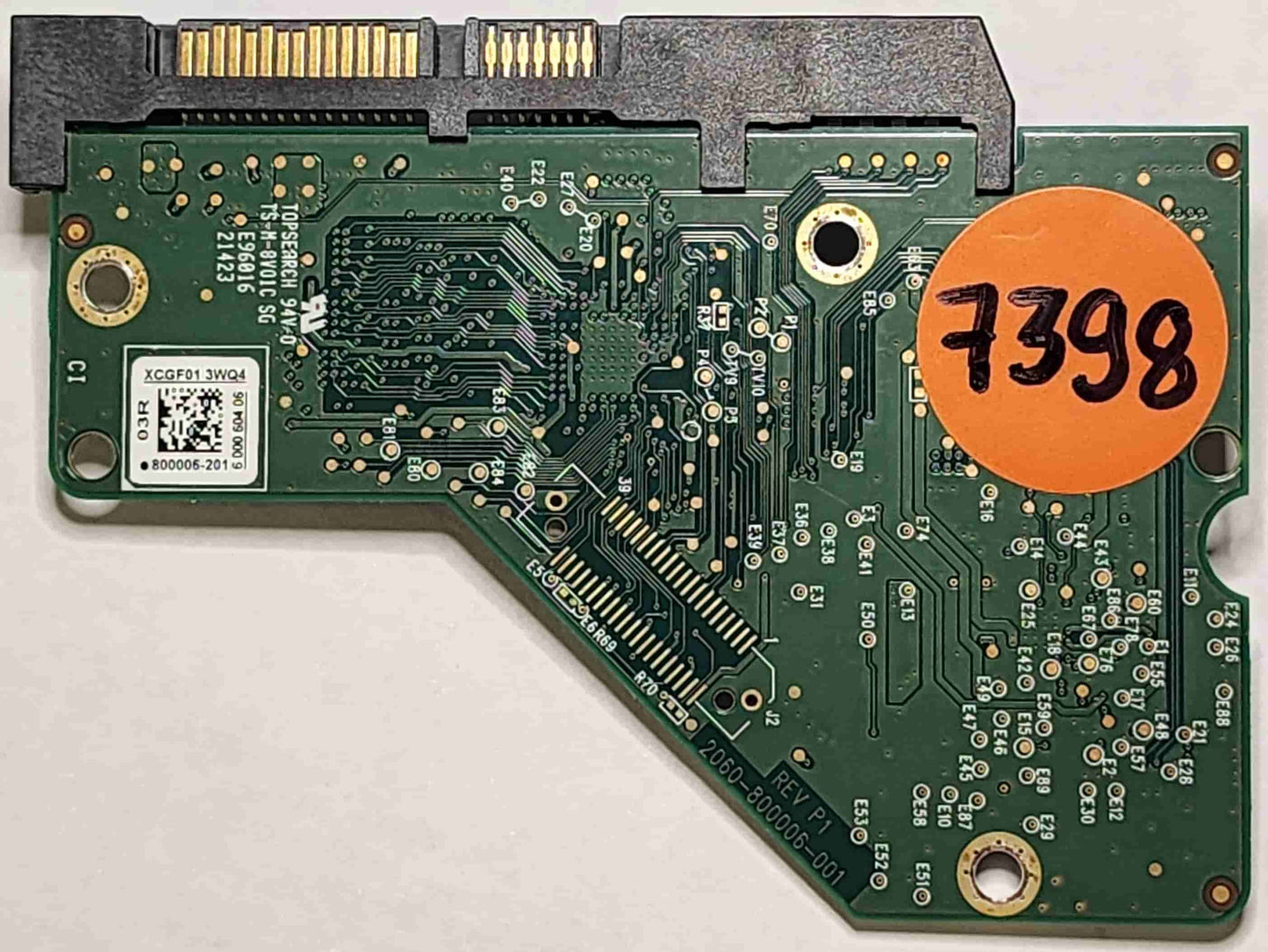 Western Digital WD5000AZRX-00A3KB0 2060-800006-001 REV P1  PCB for Sale