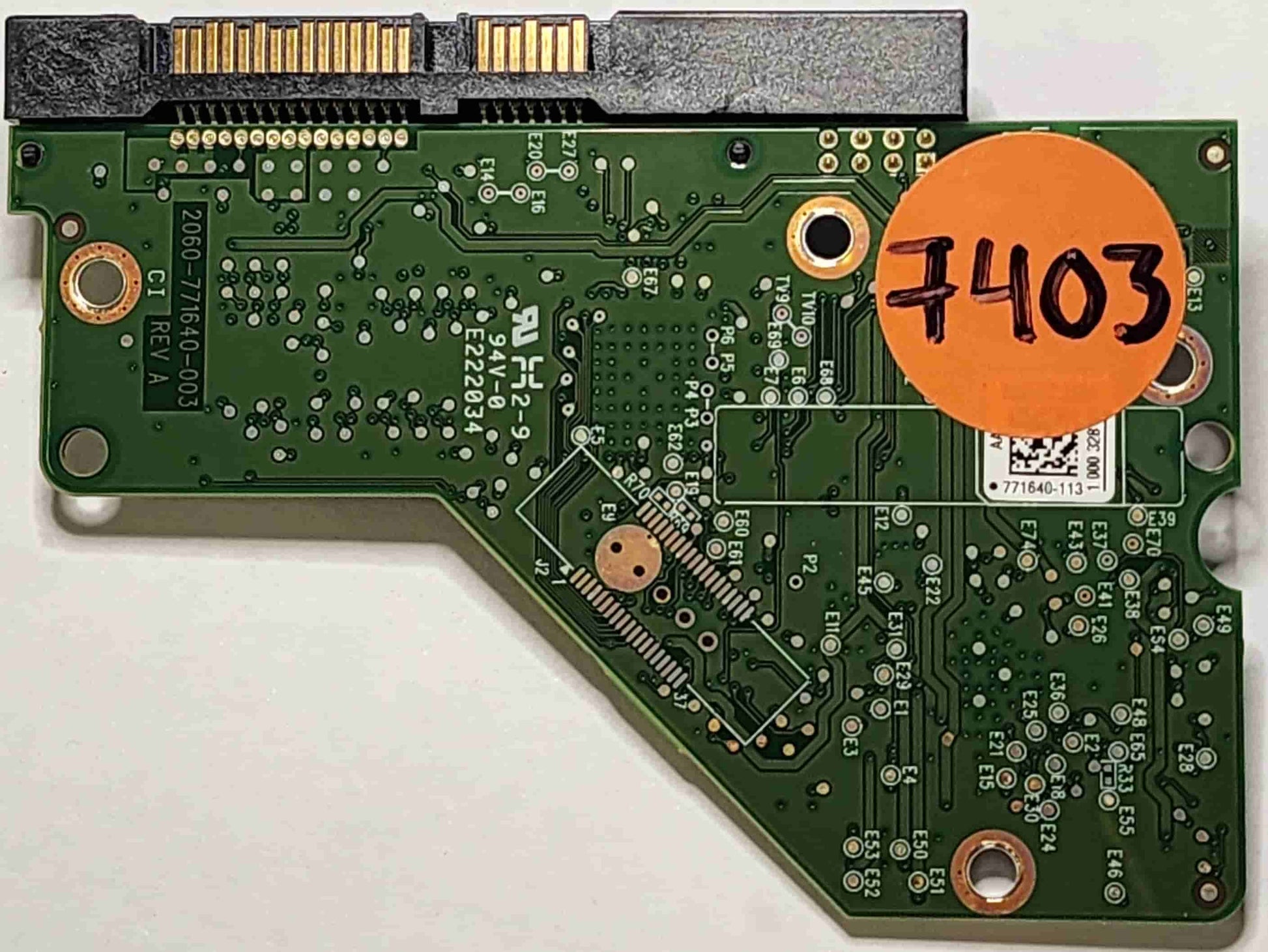Western Digital WD5000AAKX-60U6AA0 2060-771640-003 REV A 634605-003 PCB for Sale
