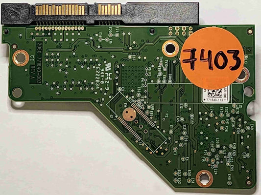 Western Digital WD5000AAKX-60U6AA0 2060-771640-003 REV A 634605-003 PCB for Sale