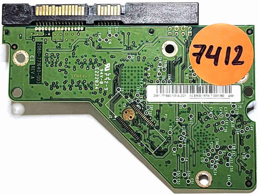 Western Digital WD5000AAKX-00ERMA0 2060-771640-003 REV A  PCB for Sale