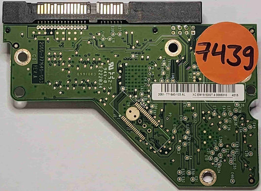 Western Digital WD5000AAKX-00ERMA0 2060-771640-003 REV A  PCB for Sale
