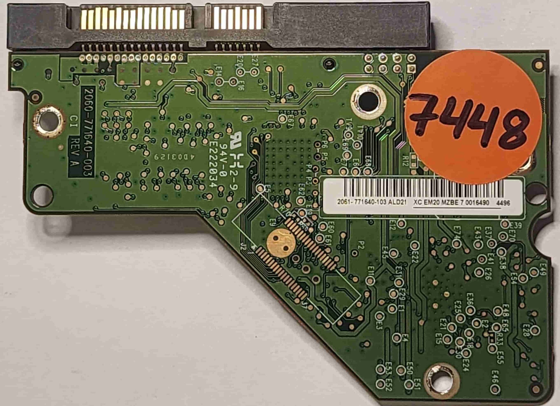 Western Digital WD5000AAKX-00ERMA0 2060-771640-003 REV A  PCB for Sale