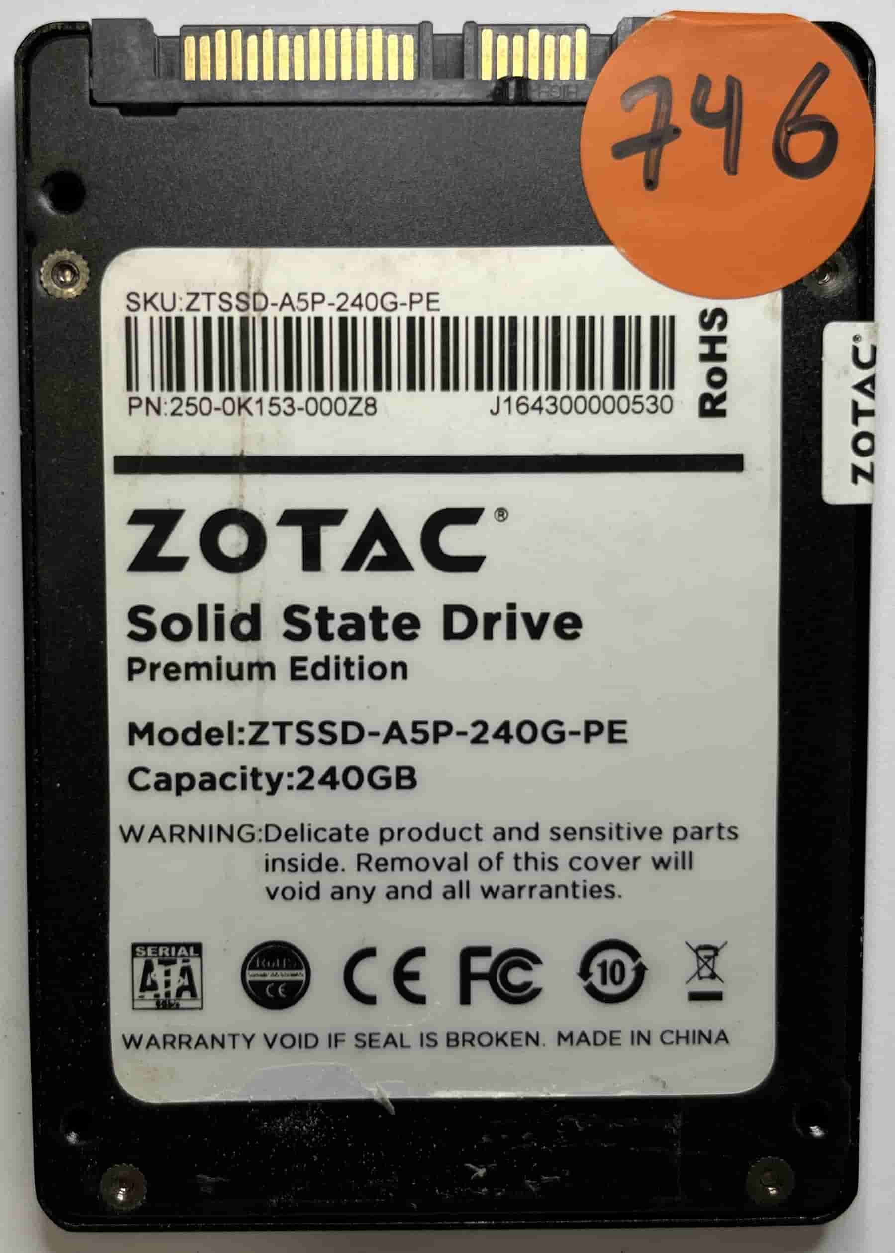 ZOTAC ZTSSD-A5P-240G-PE 250-0K153-000Z8 (746) SSD for Sale