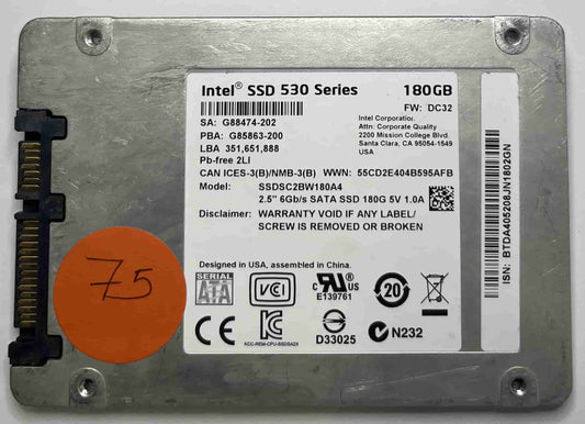 INTEL SSDSC2BW180A4 (75) SSD for Sale