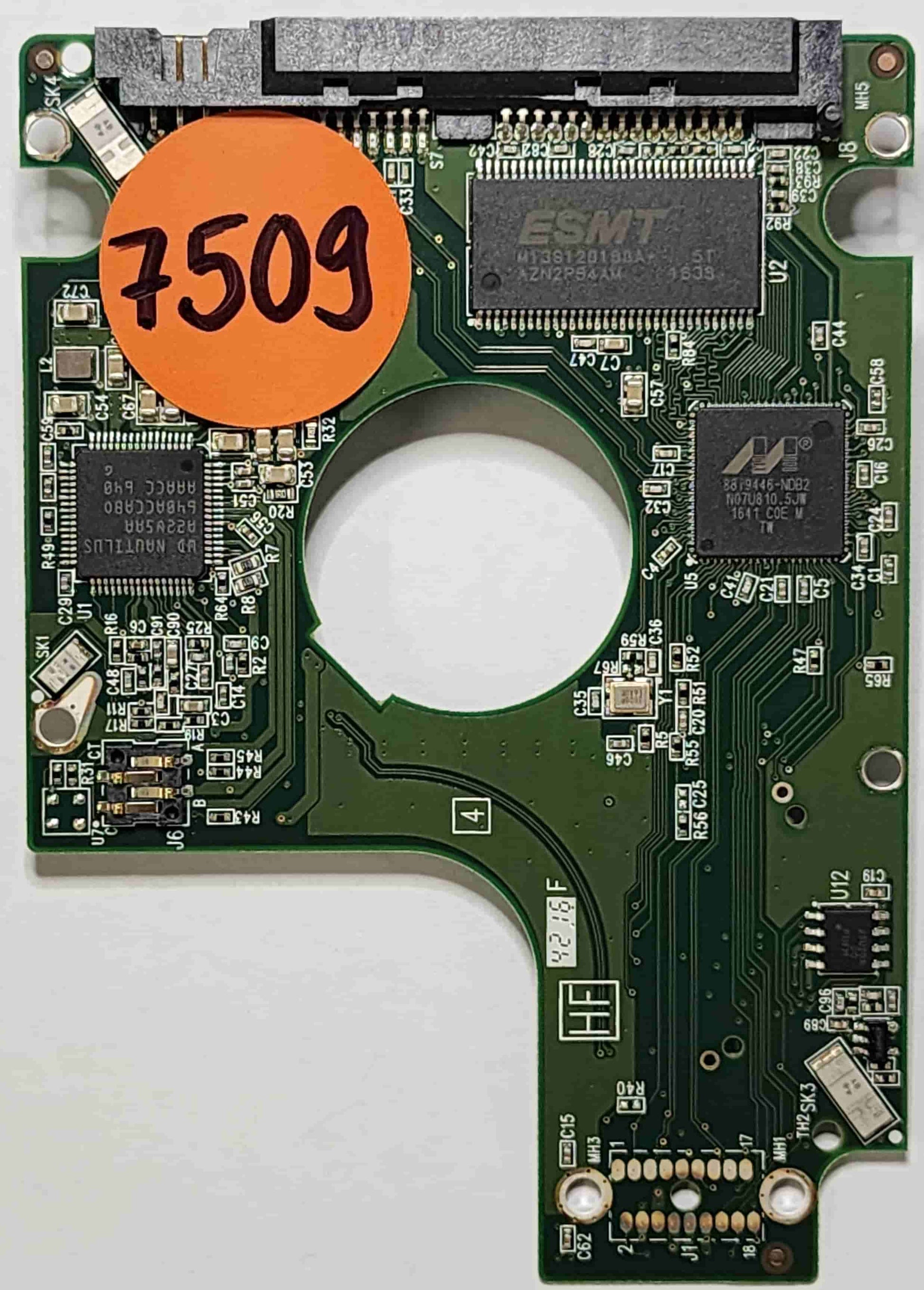 Western Digital WD10JPVX-60JC3T0 2060-771960-000 REV A 726834-001 PCB for Sale