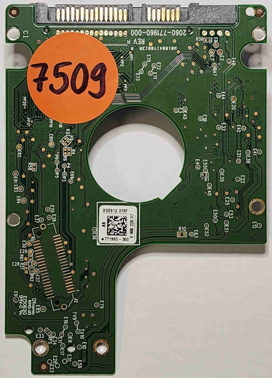Western Digital WD10JPVX-60JC3T0 2060-771960-000 REV A 726834-001 PCB for Sale
