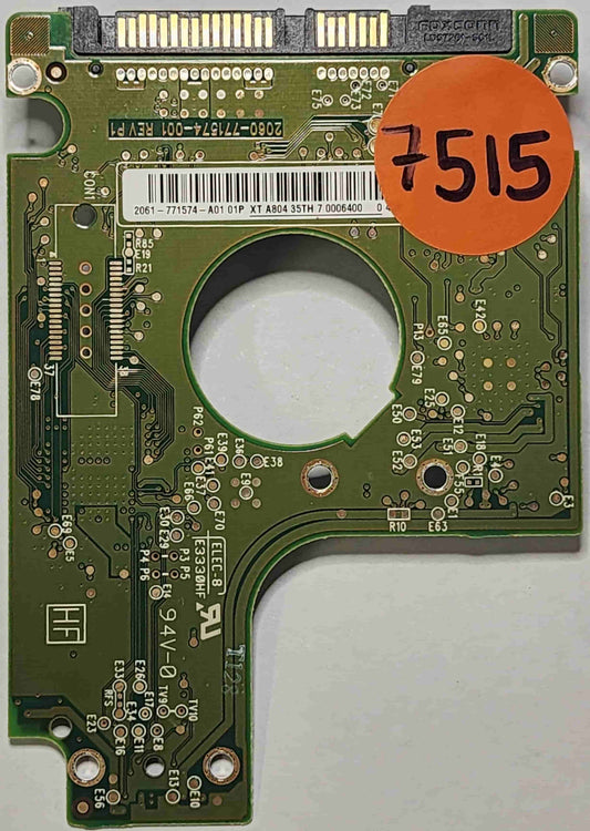 Western Digital WD2500BJKT-75F4T0 2060-771574-001 REV P1  PCB for Sale