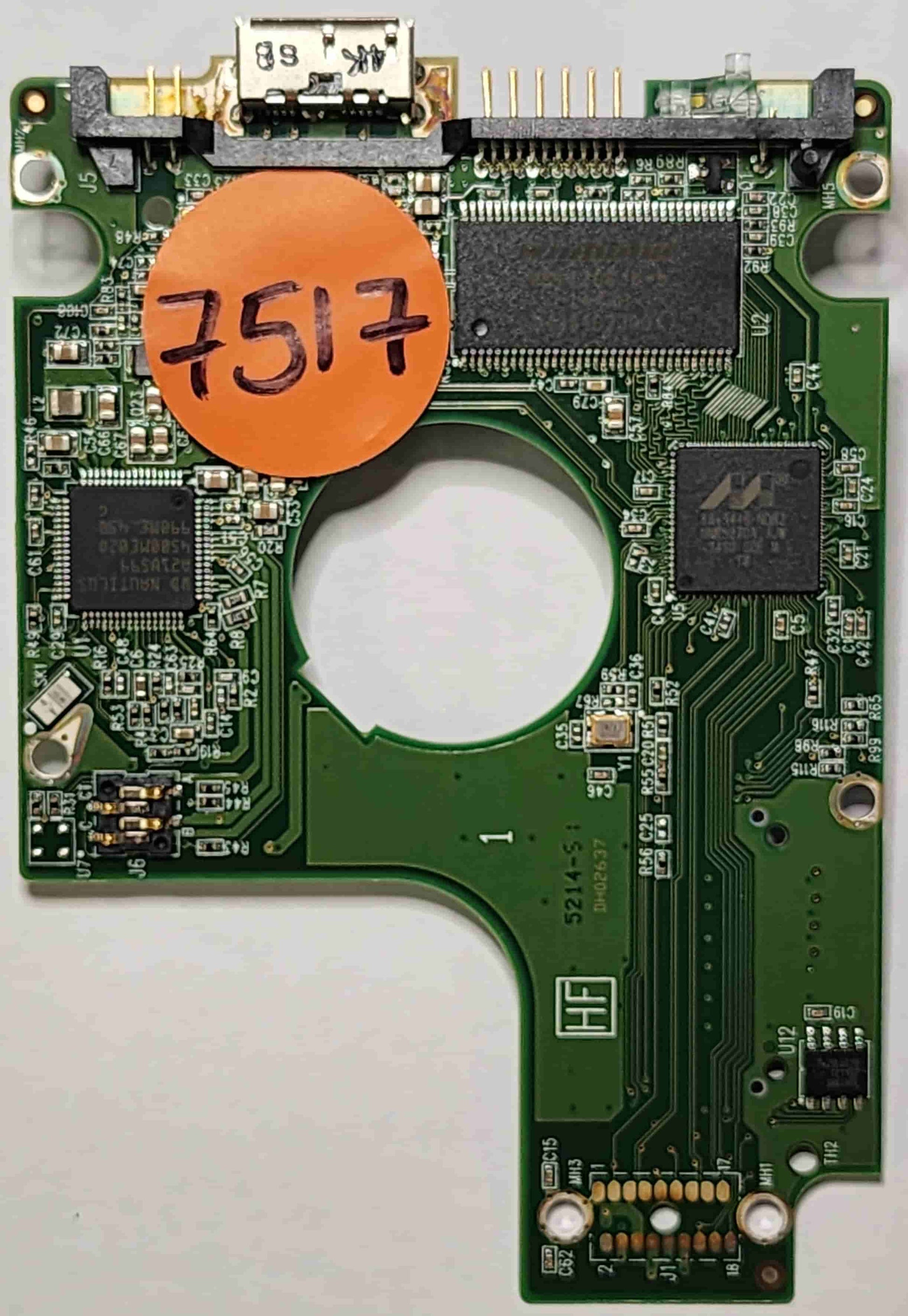 Western Digital WD5000BMVW-11AJGS1 2060-771961-001 REV B  PCB for Sale