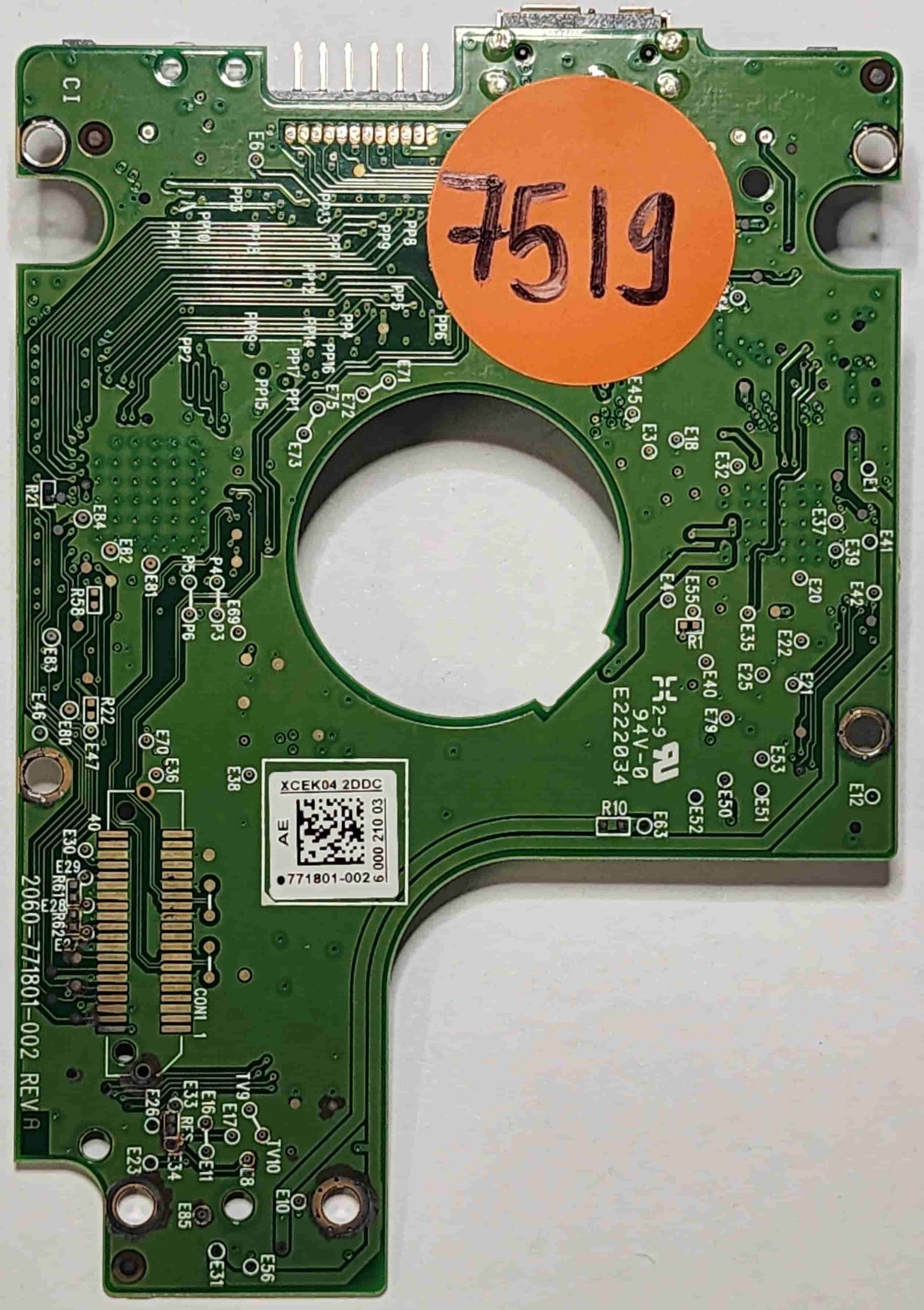 Western Digital WD20NMVW-11W68S0 2060-771801-002 REV A  PCB for Sale