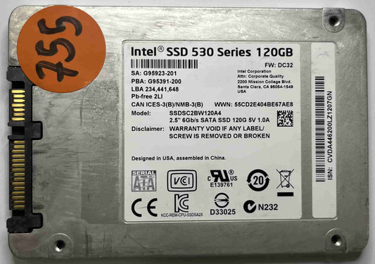 INTEL SSDSC2BW120A4 (755) SSD for Sale