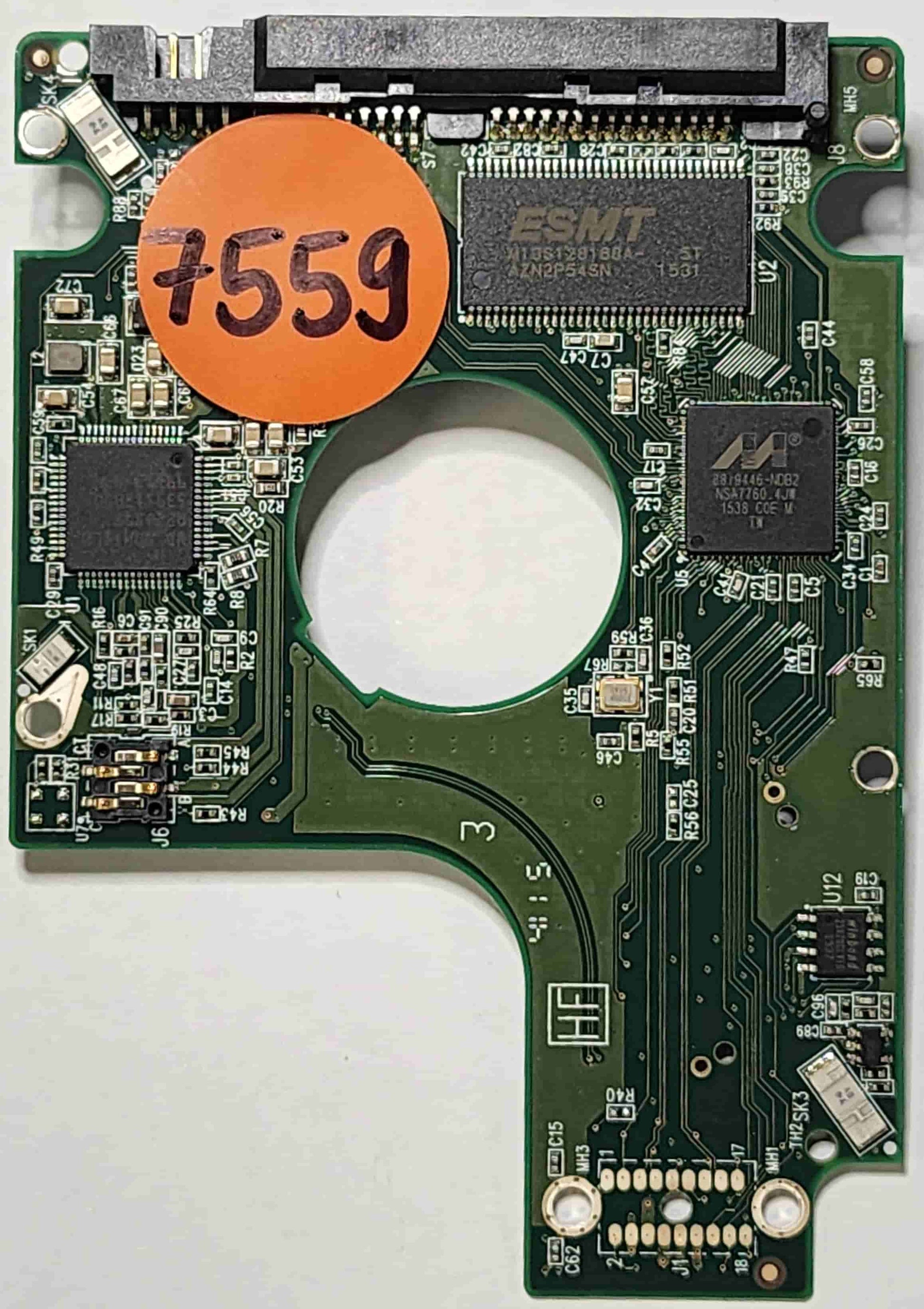 Western Digital WD10JPVX-22JC3T0 2060-771960-000 REV A  PCB for Sale