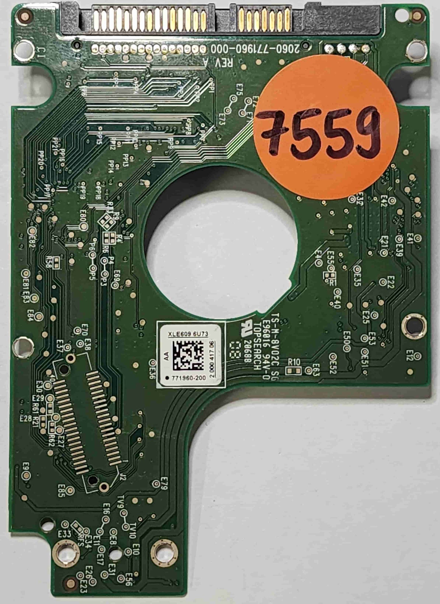 Western Digital WD10JPVX-22JC3T0 2060-771960-000 REV A  PCB for Sale