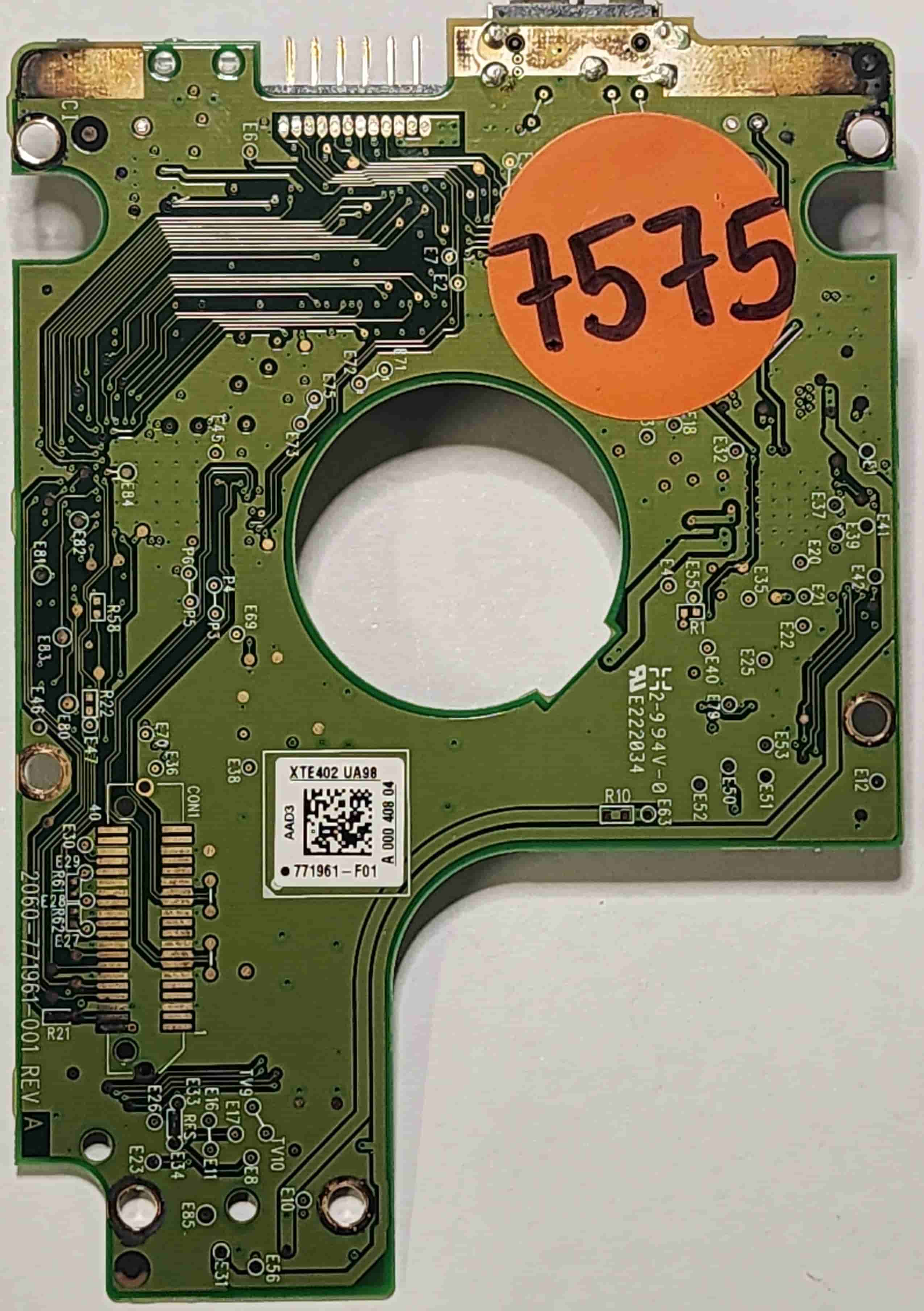 Western Digital WD20NMVW-11AV3S0 2060-771961-001 REV A (7575) PCB for ...