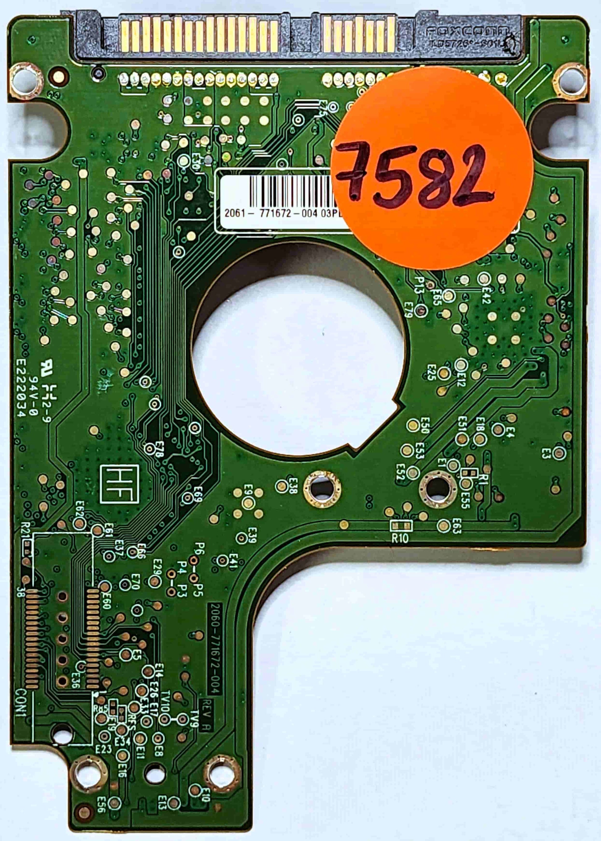 Western Digital WD6400BEVT-22A0RT0 2060-771672-004 REV A  PCB for Sale