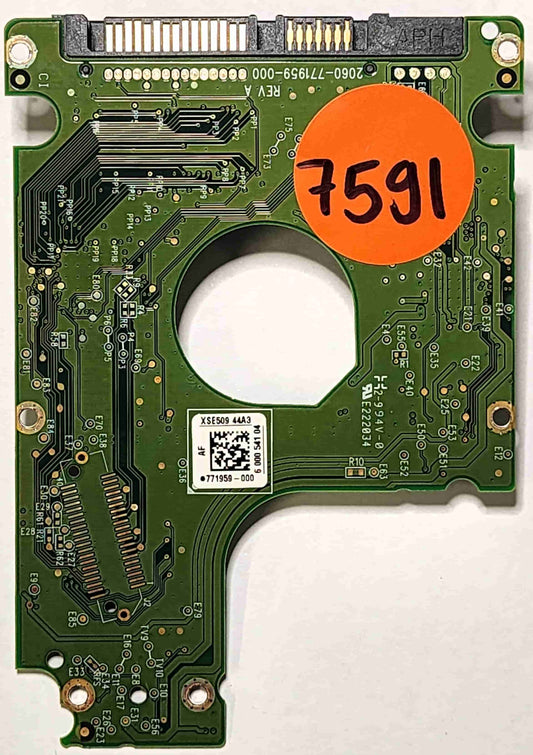 Western Digital WD5000LPVX-00V0TT0 2060-771959-000 REV A  PCB for Sale